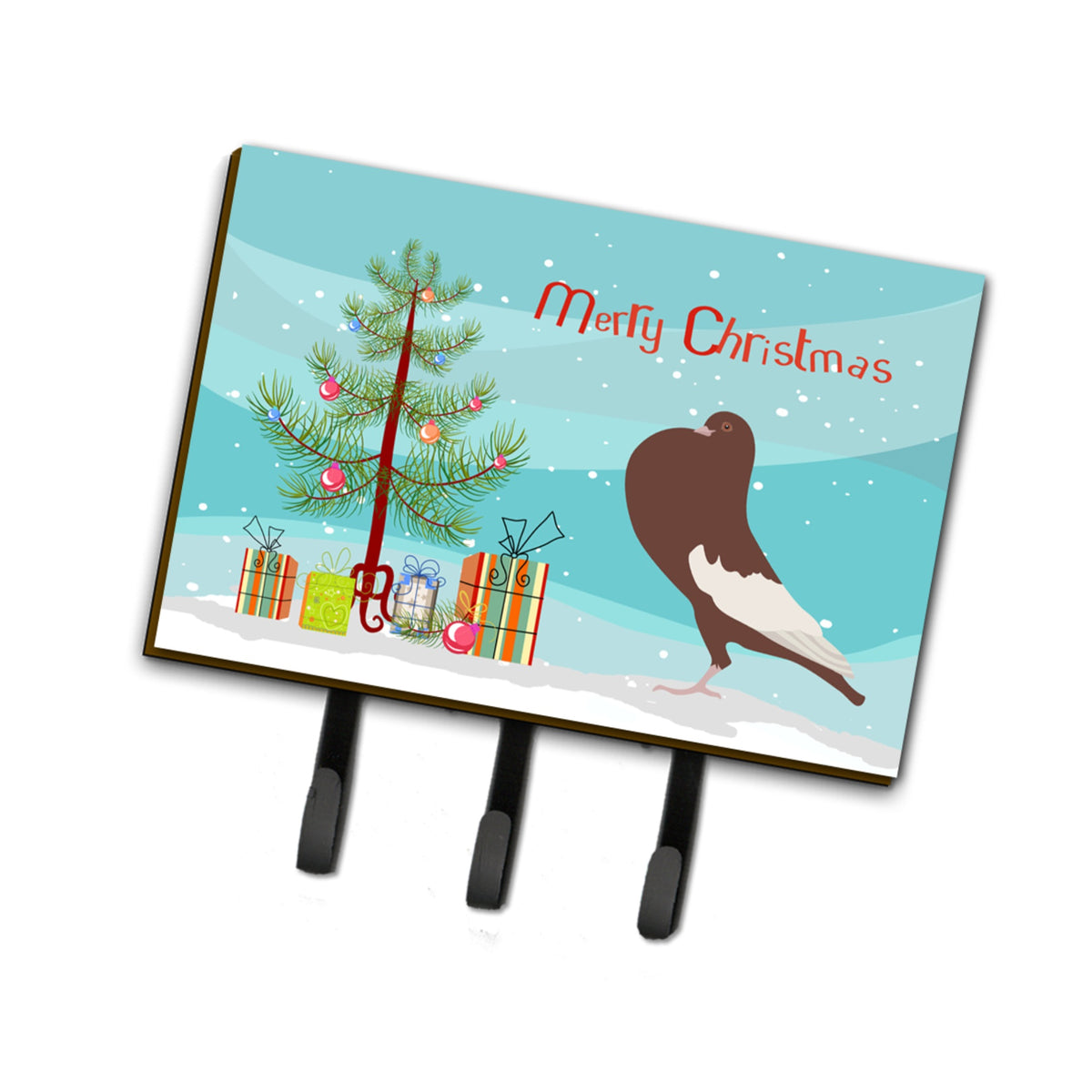 Caroline'S Treasures English Pouter Pigeon Christmas Wall Hook, Triple