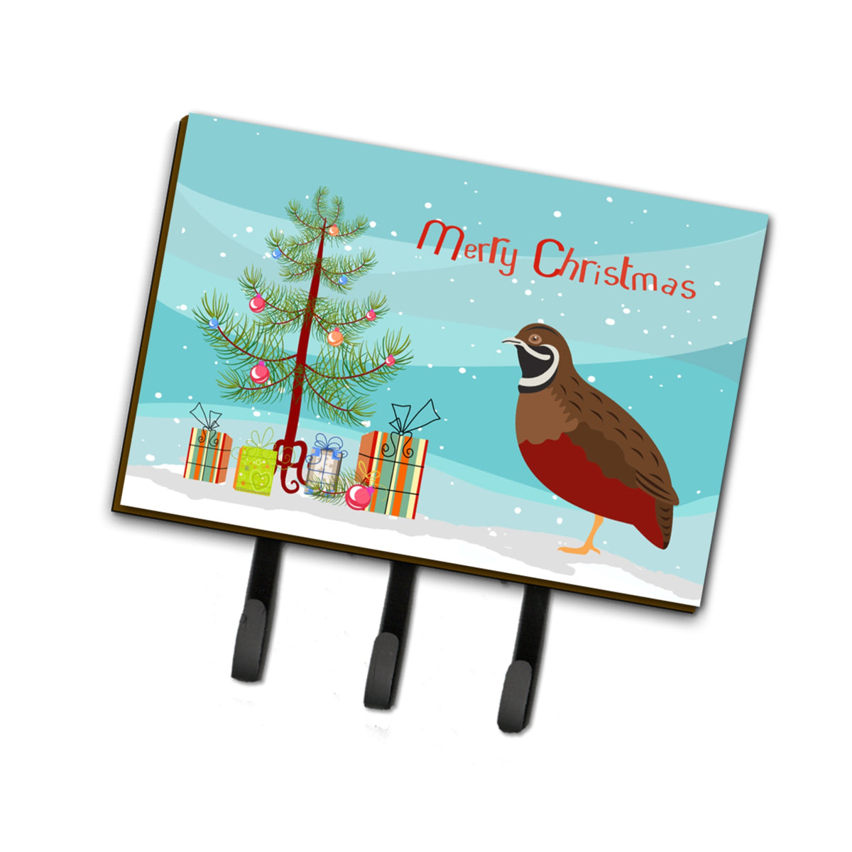 Caroline'S Treasures Chinese Painted Or King Quail Christmas Wall Hook, Triple