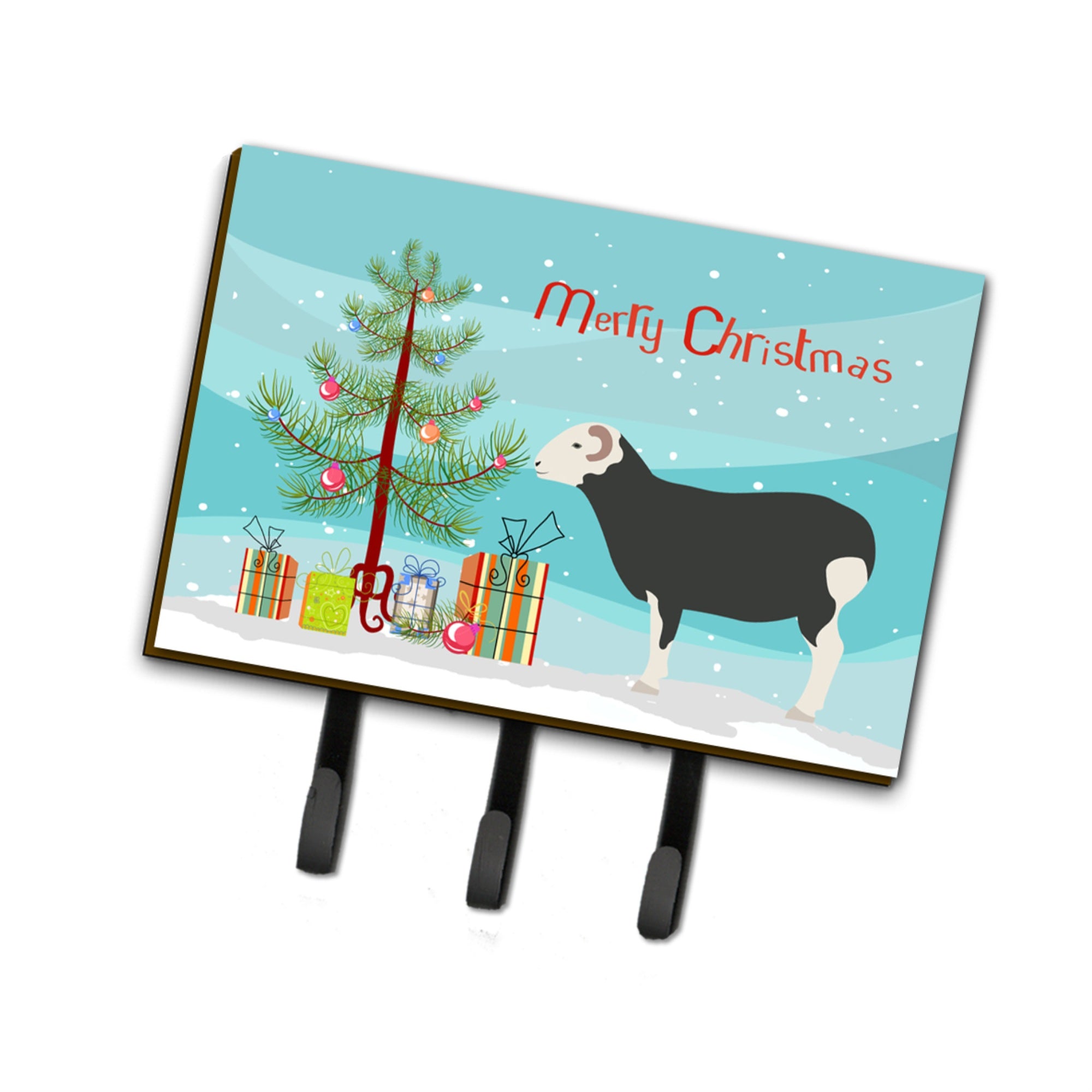 Caroline'S Treasures Herwick Sheep Christmas Wall Hook, Triple