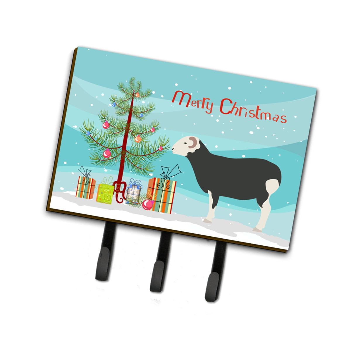 Caroline'S Treasures Herwick Sheep Christmas Wall Hook, Triple