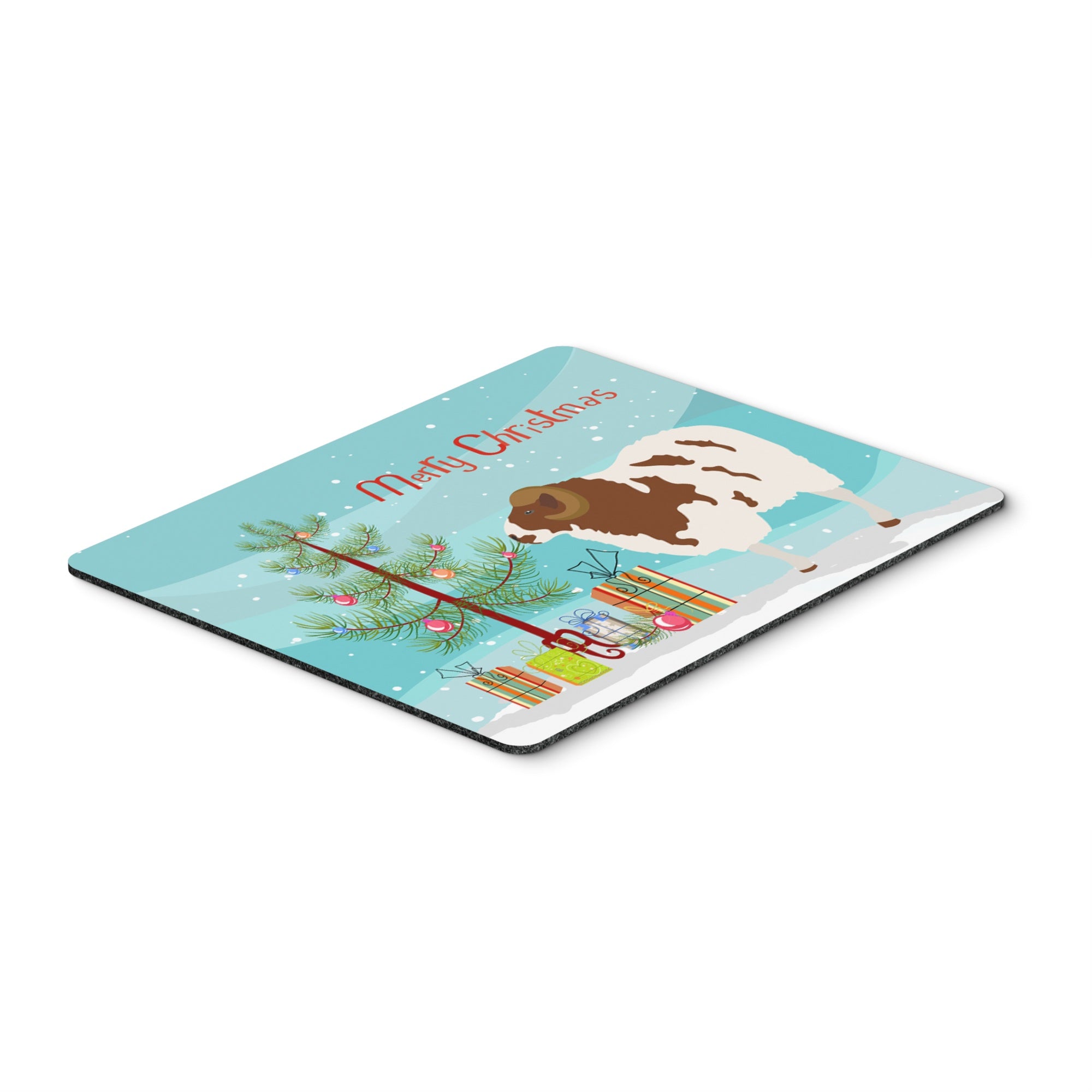 Caroline'S Treasures Jacob Sheep Christmas Mouse & Hot Pad Or Trivet, 7.75 X 9.25, Multicolor (Bb9342Mp)