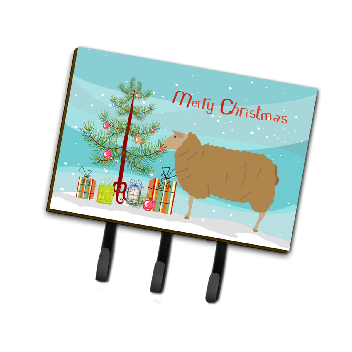 Caroline'S Treasures East Friesian Sheep Christmas Wall Hook, Triple