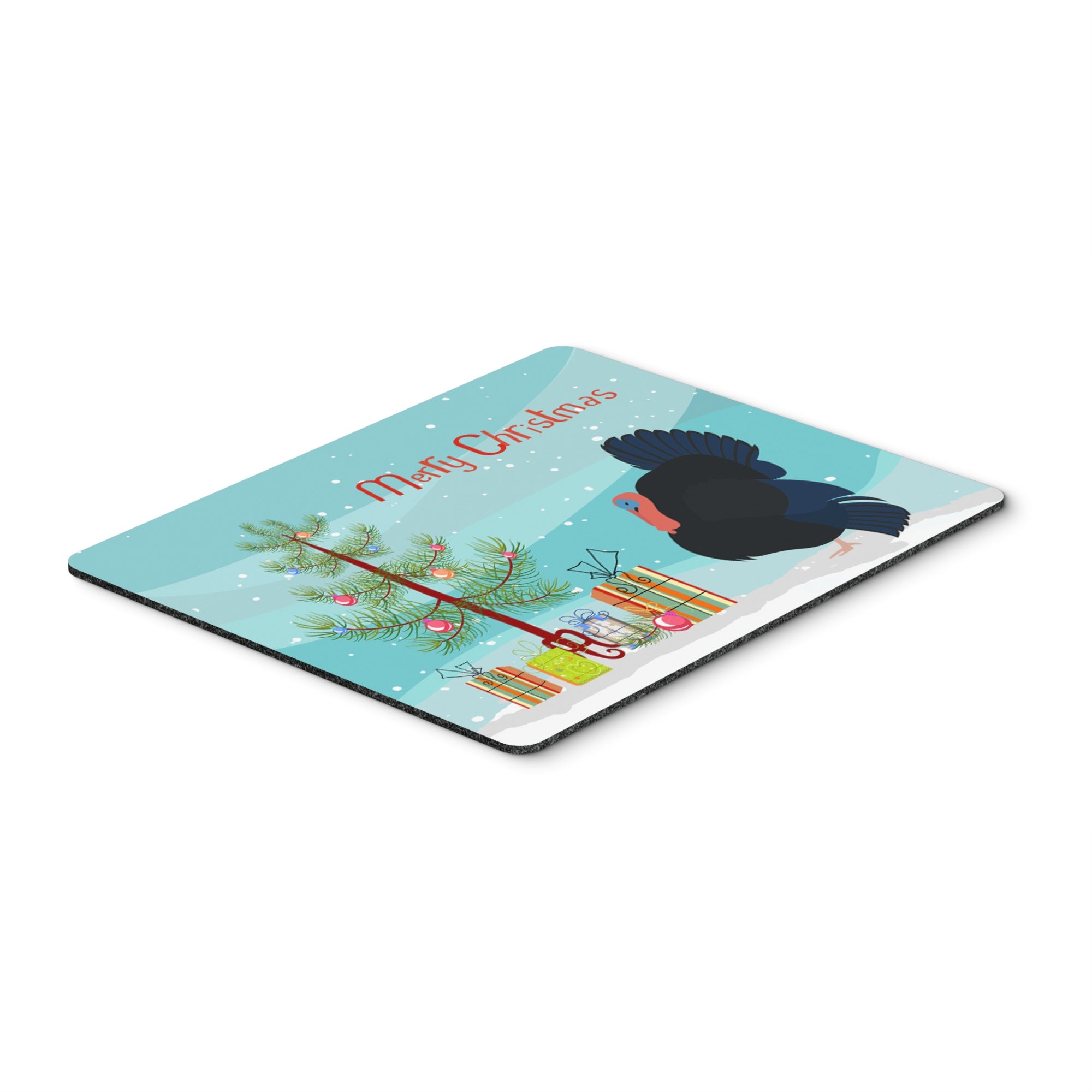 Caroline'S Treasures Norfolk Black Turkey Christmas Mouse & Hot Pad Or Trivet, 7.75 X 9.25, Multicolor (Bb9352Mp)