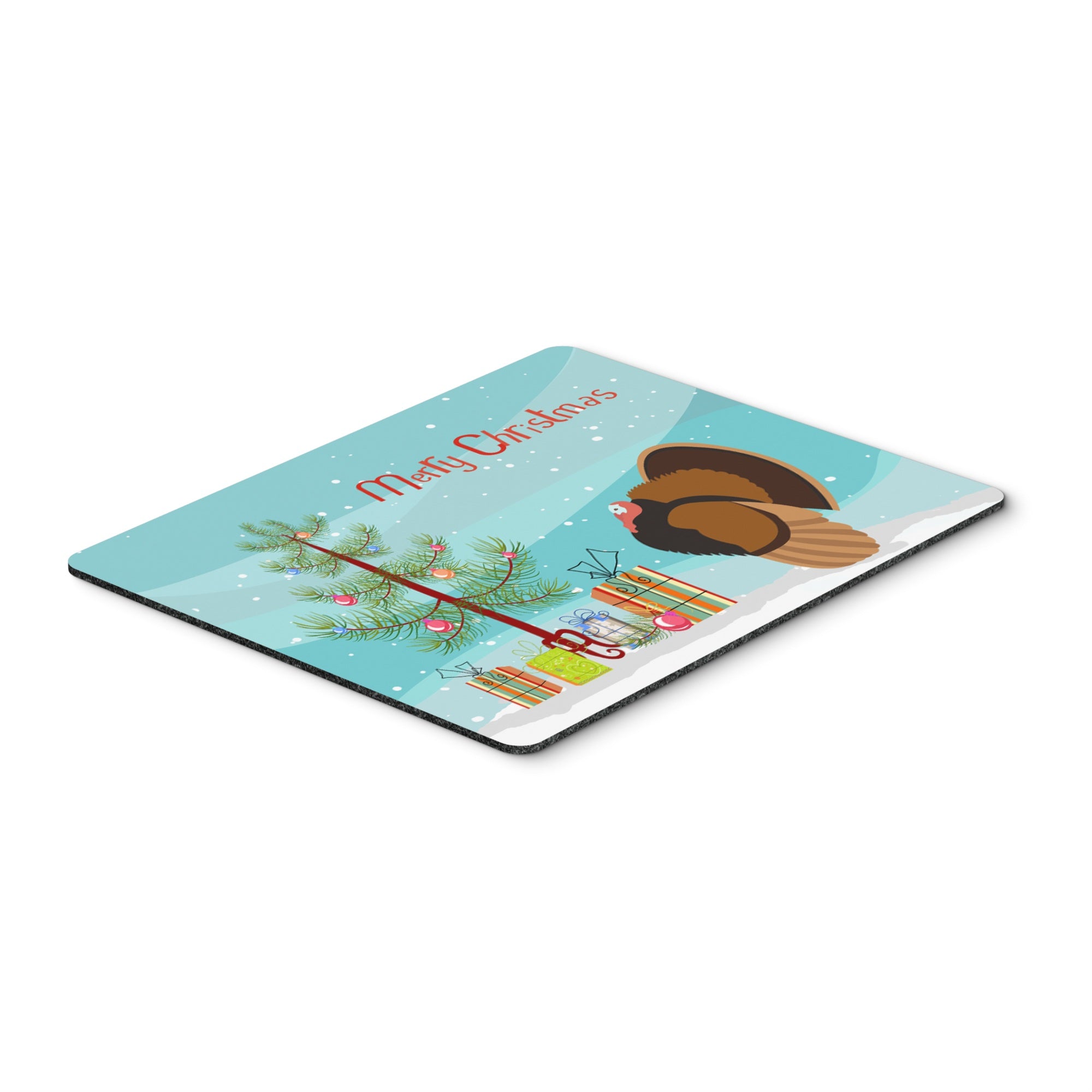 Caroline'S Treasures Bronze Turkey Christmas Mouse & Hot Pad Or Trivet, 7.75 X 9.25, Multicolor (Bb9353Mp)