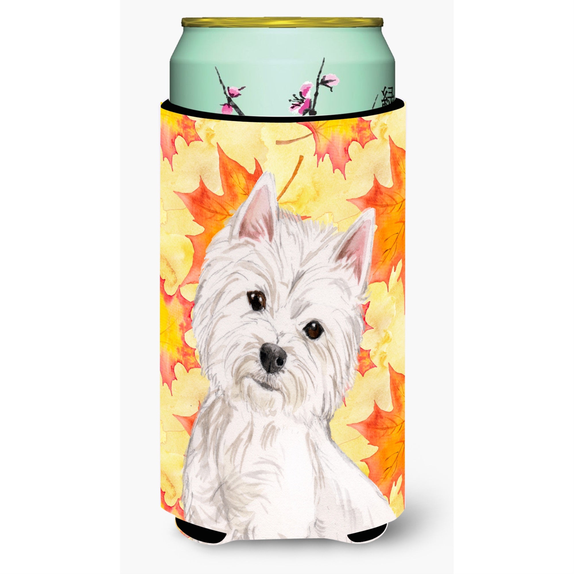 Caroline'S Treasures Westie Fall Decorative Can Hugger, Tall, Multicolor