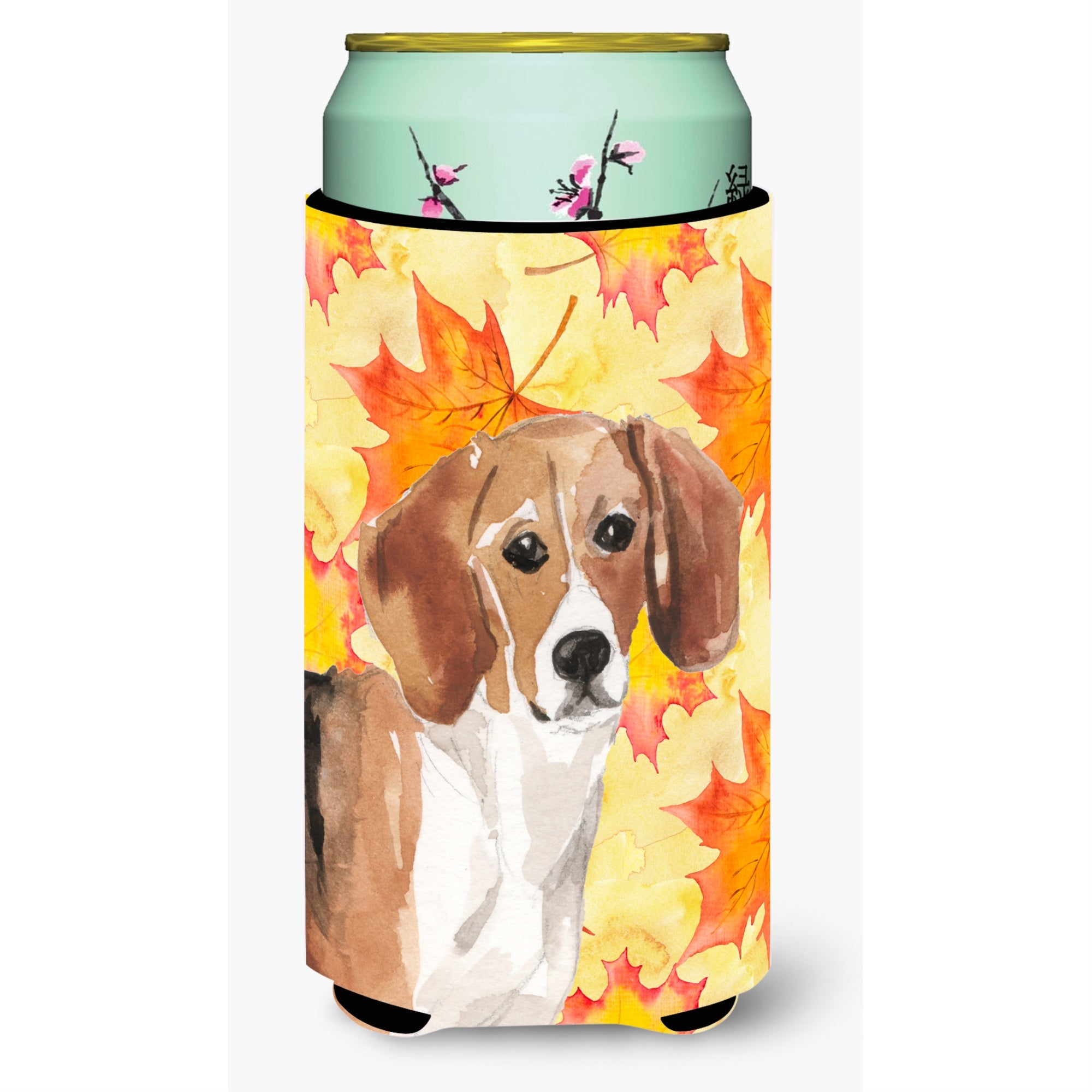 Caroline'S Treasures Beagle Fall Decorative Can Hugger, Tall, Multicolor