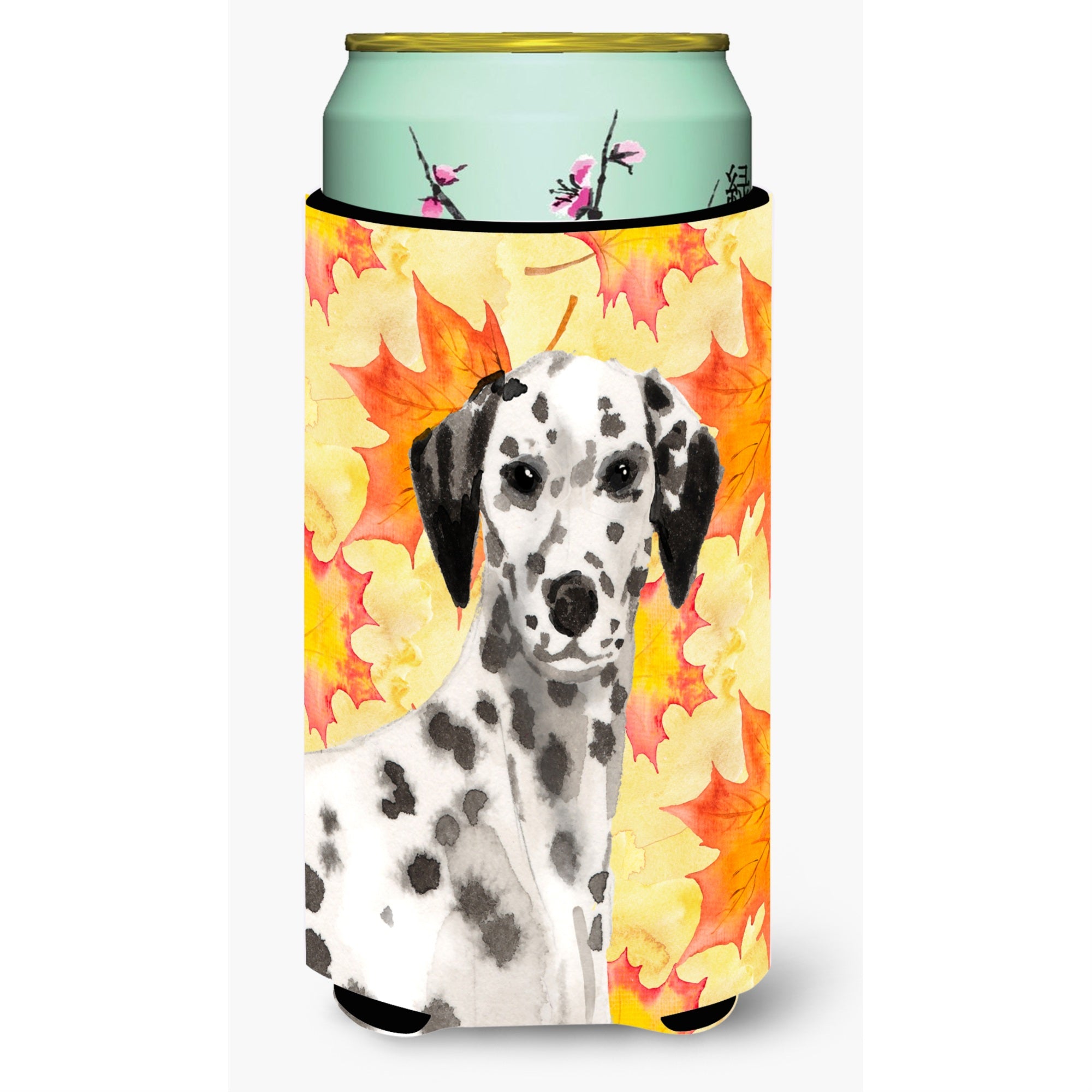 Caroline'S Treasures Dalmatian Fall Decorative Can Hugger, Tall, Multicolor
