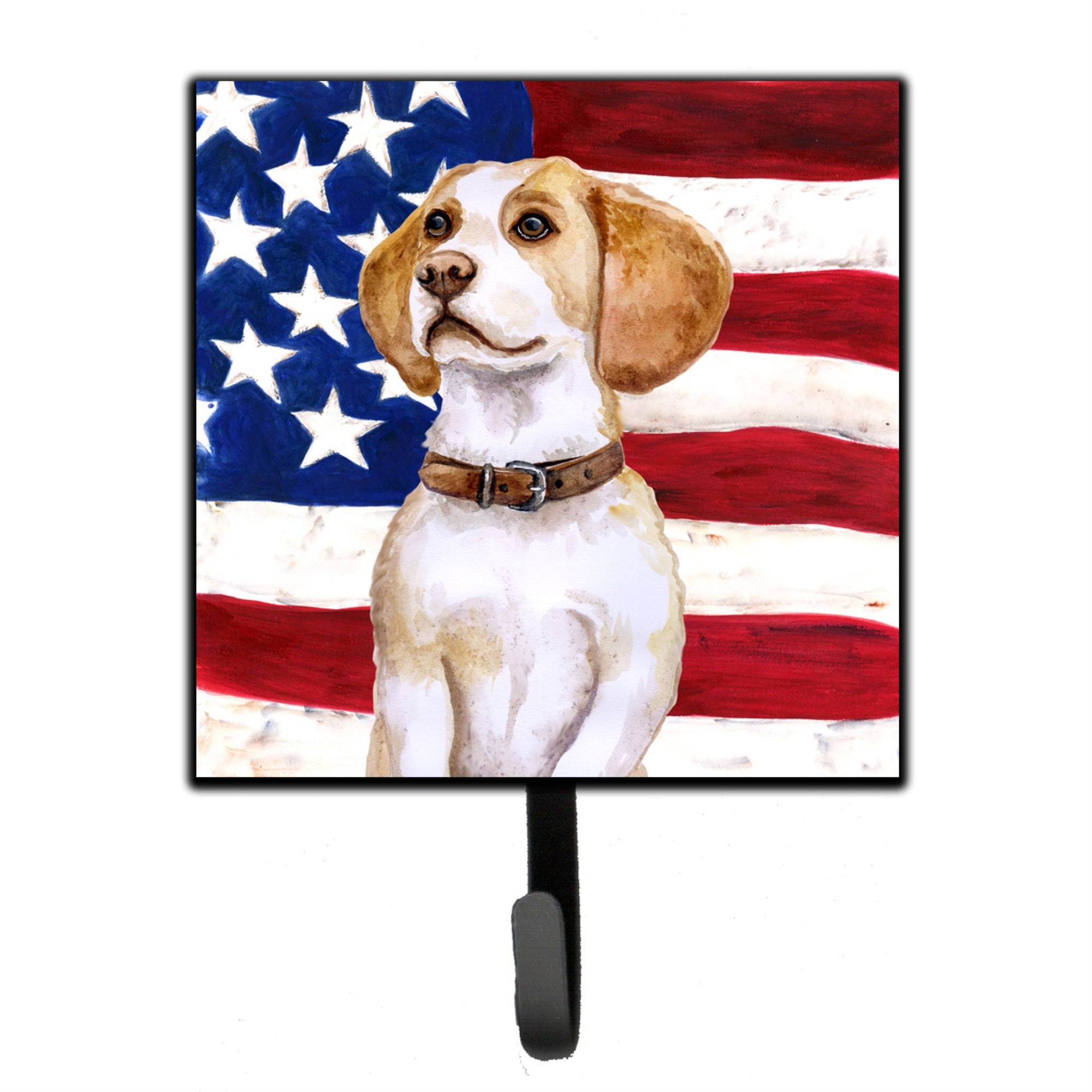 Caroline'S Treasures Beagle Patriotic Wall Hook, Small, Multicolor