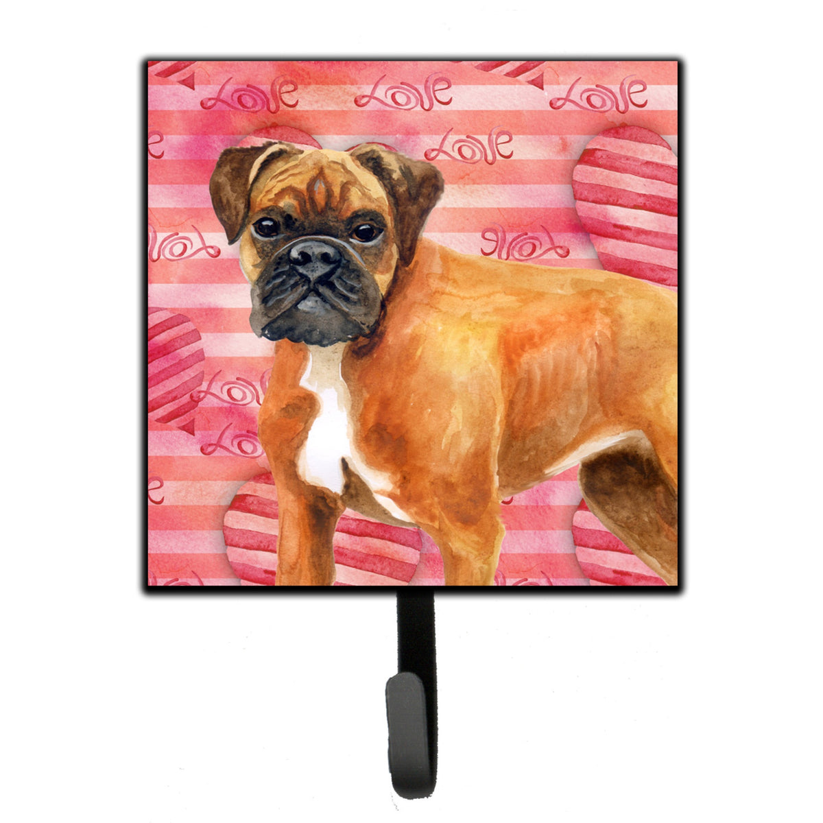 Caroline'S Treasures German Boxer Love Wall Hook, Small, Multicolor