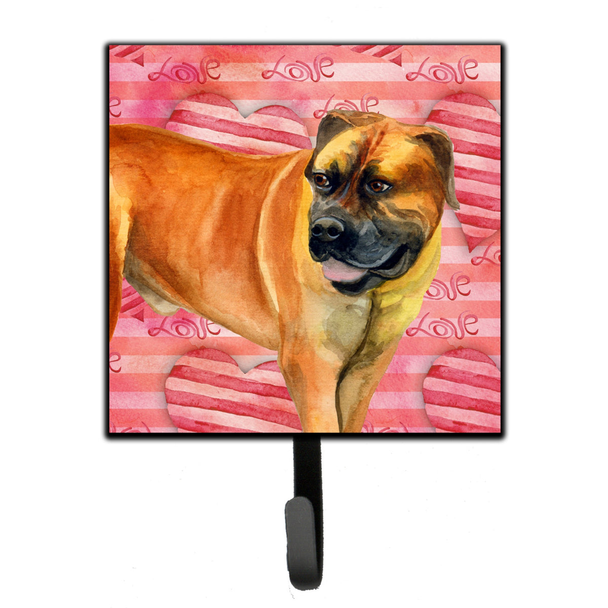Caroline'S Treasures Boerboel Mastiff Love Wall Hook, Small, Multicolor