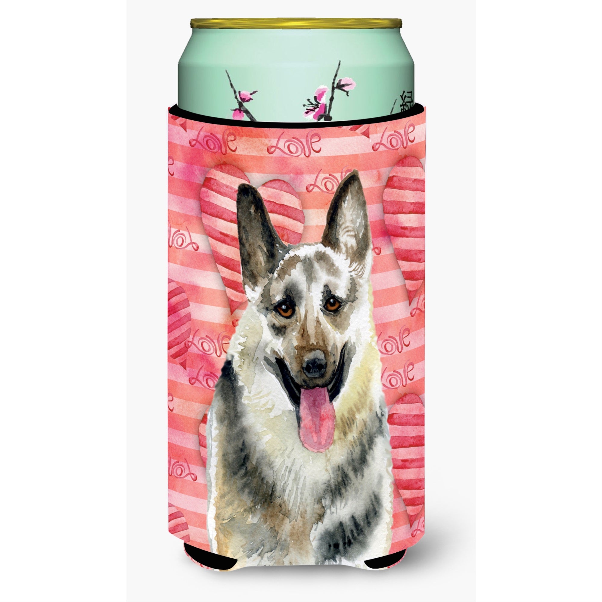 Caroline'S Treasures East-European Shepherd Love Decorative Can Hugger, Tall Boy, Multicolor