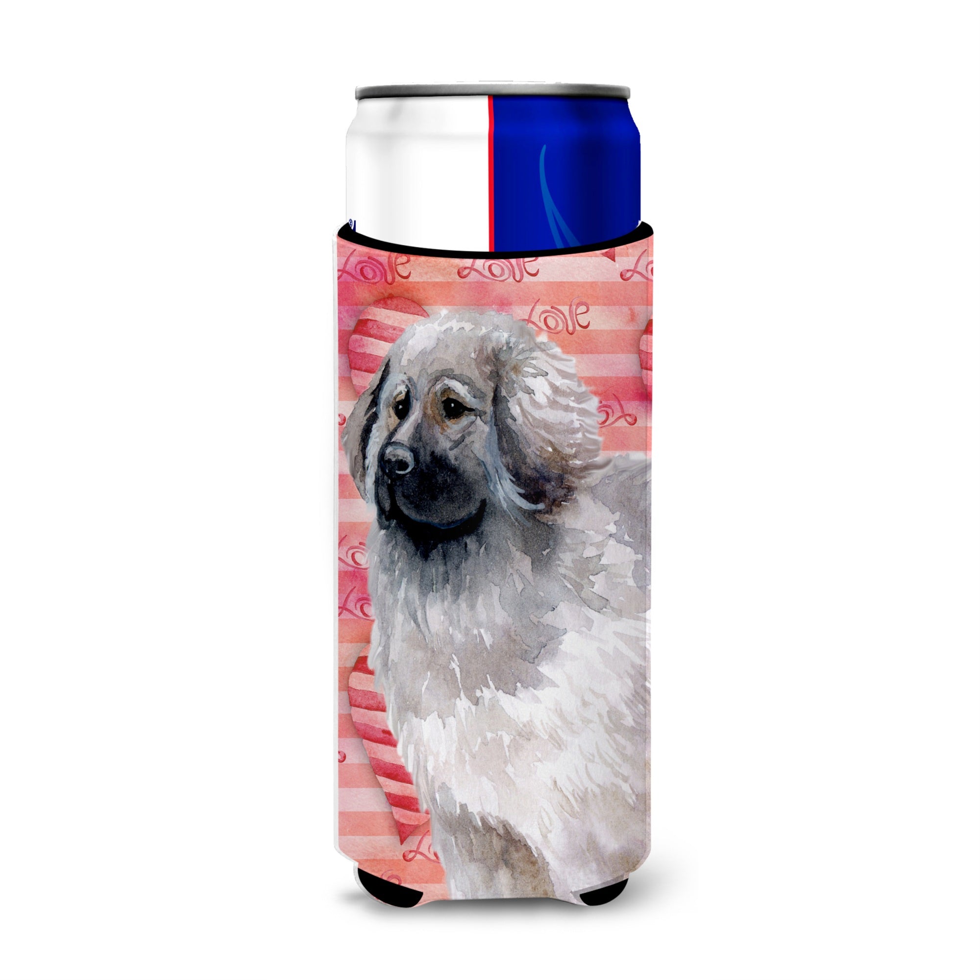 Caroline'S Treasures Moscow Watchdog Love Decorative Can Hugger, Slim, Multicolor