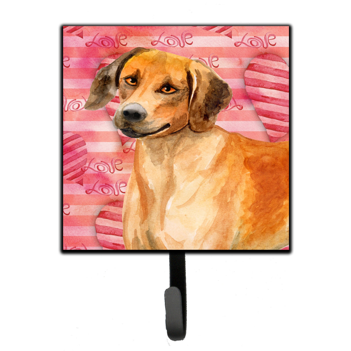 Caroline'S Treasures Rhodesian Ridgeback Love Wall Hook, Small, Multicolor