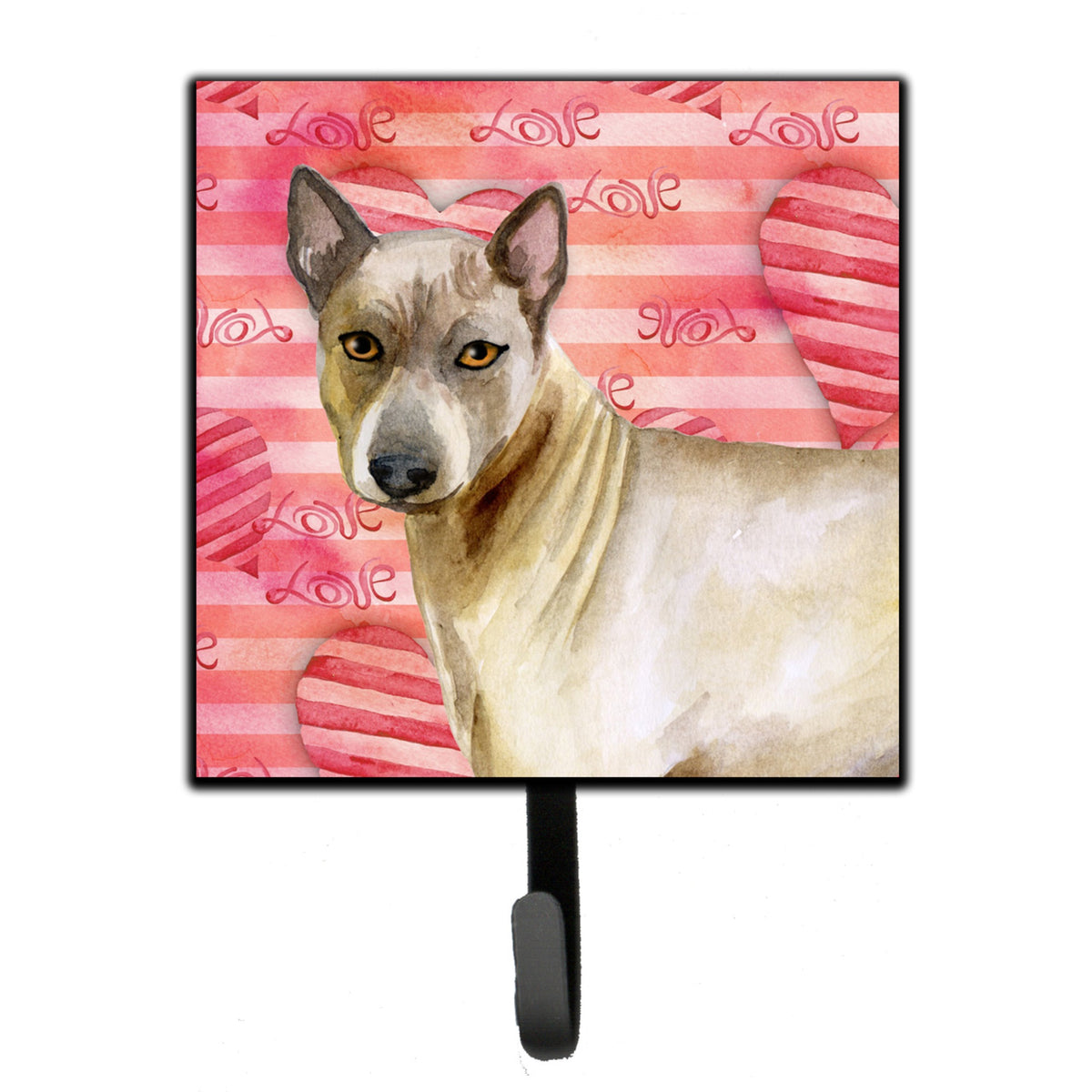 Caroline'S Treasures Thai Ridgeback Love Wall Hook, Small, Multicolor
