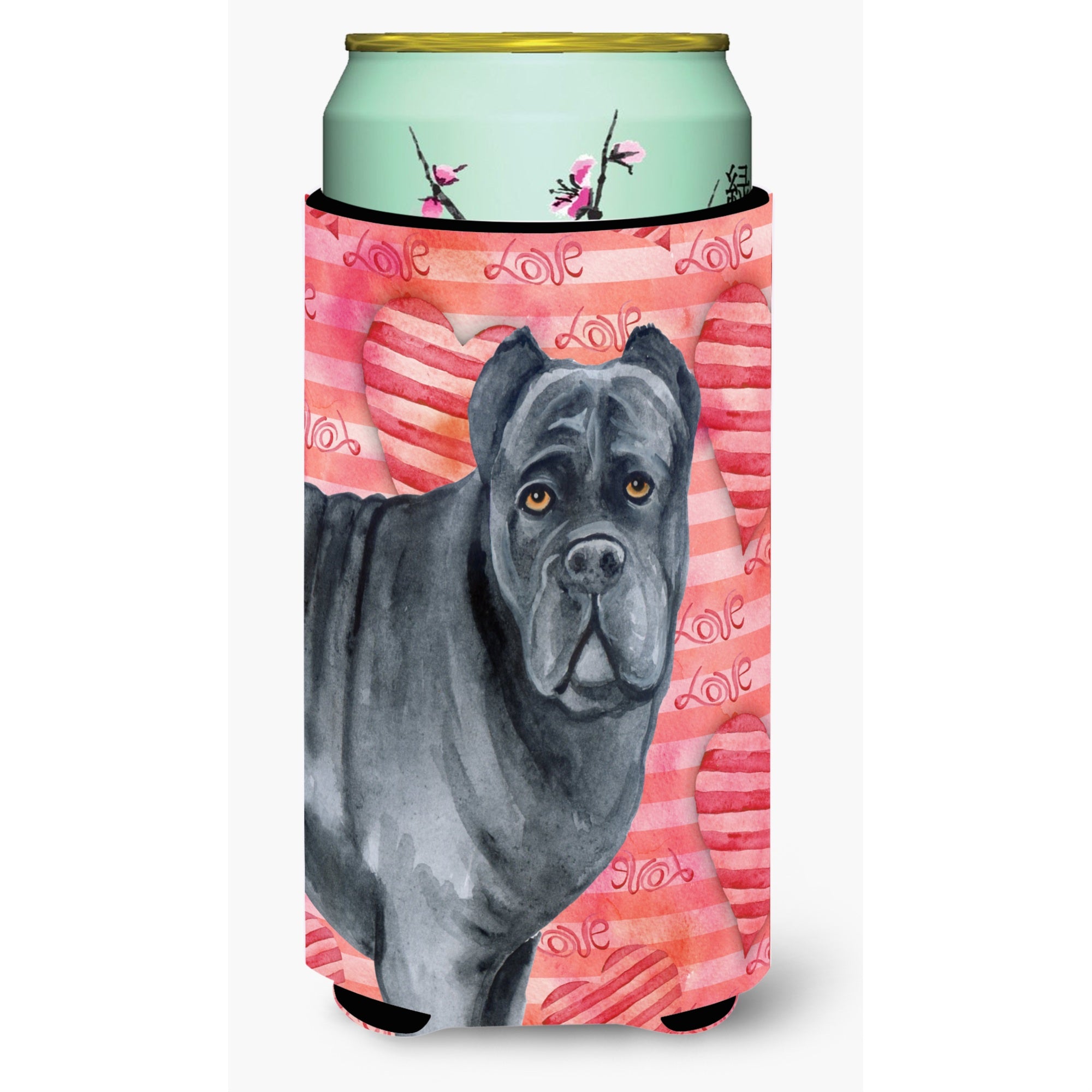 Caroline'S Treasures Cane Corso Love Decorative Can Hugger, Tall Boy, Multicolor