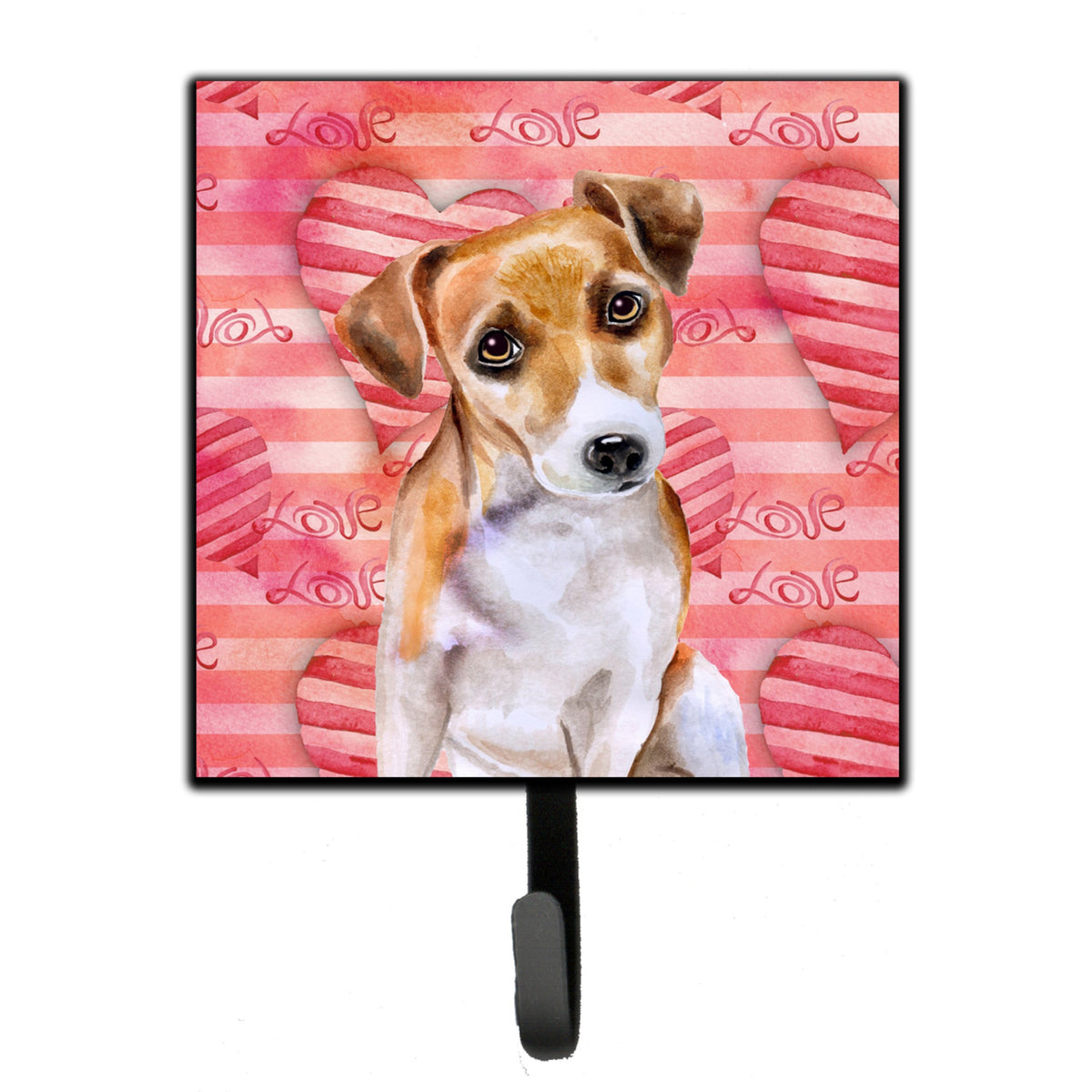 Caroline'S Treasures Jack Russell Terrier #2 Love Wall Hook, Small, Multicolor