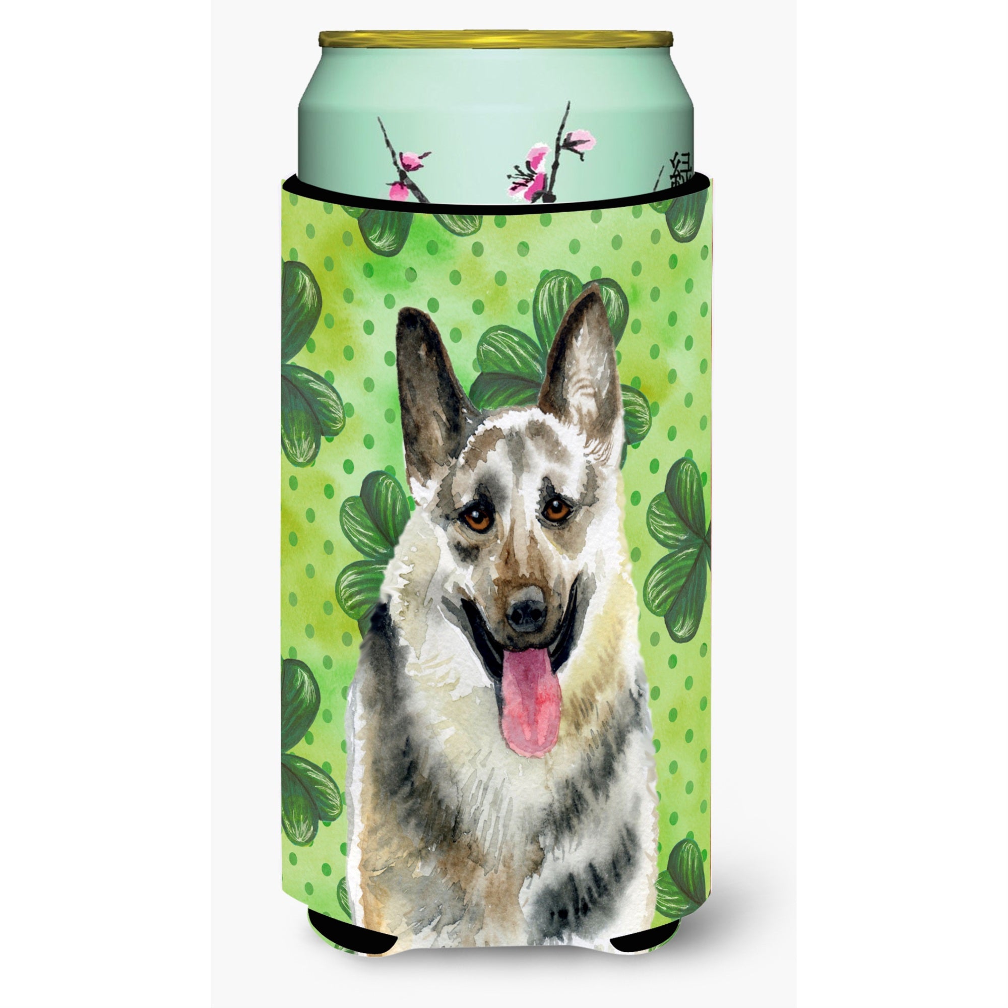 Caroline'S Treasures East-European Shepherd St Patrick'S Decorative Can Hugger, Tall Boy, Multicolor
