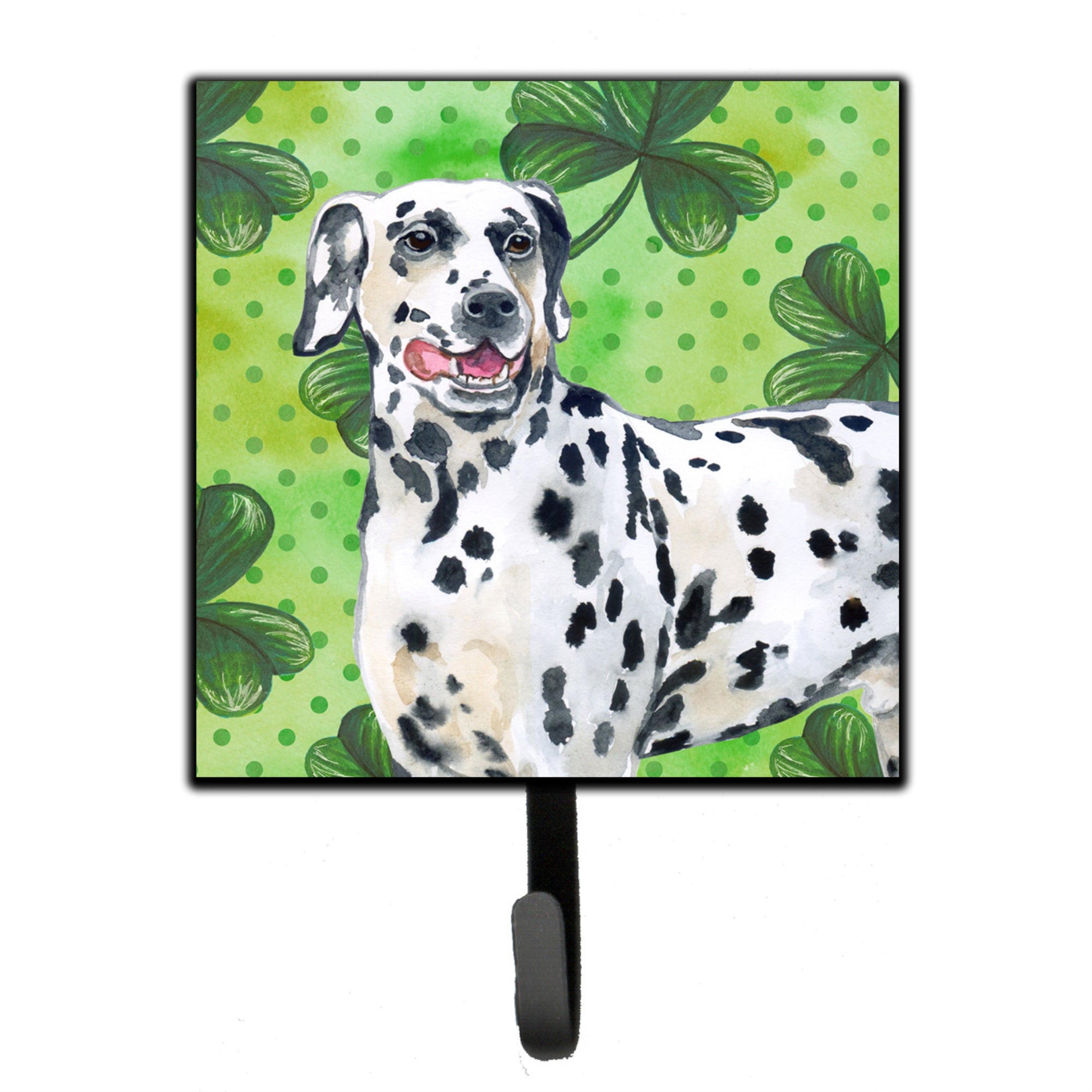 Caroline'S Treasures Dalmatian St Patrick'S Wall Hook, Small, Multicolor