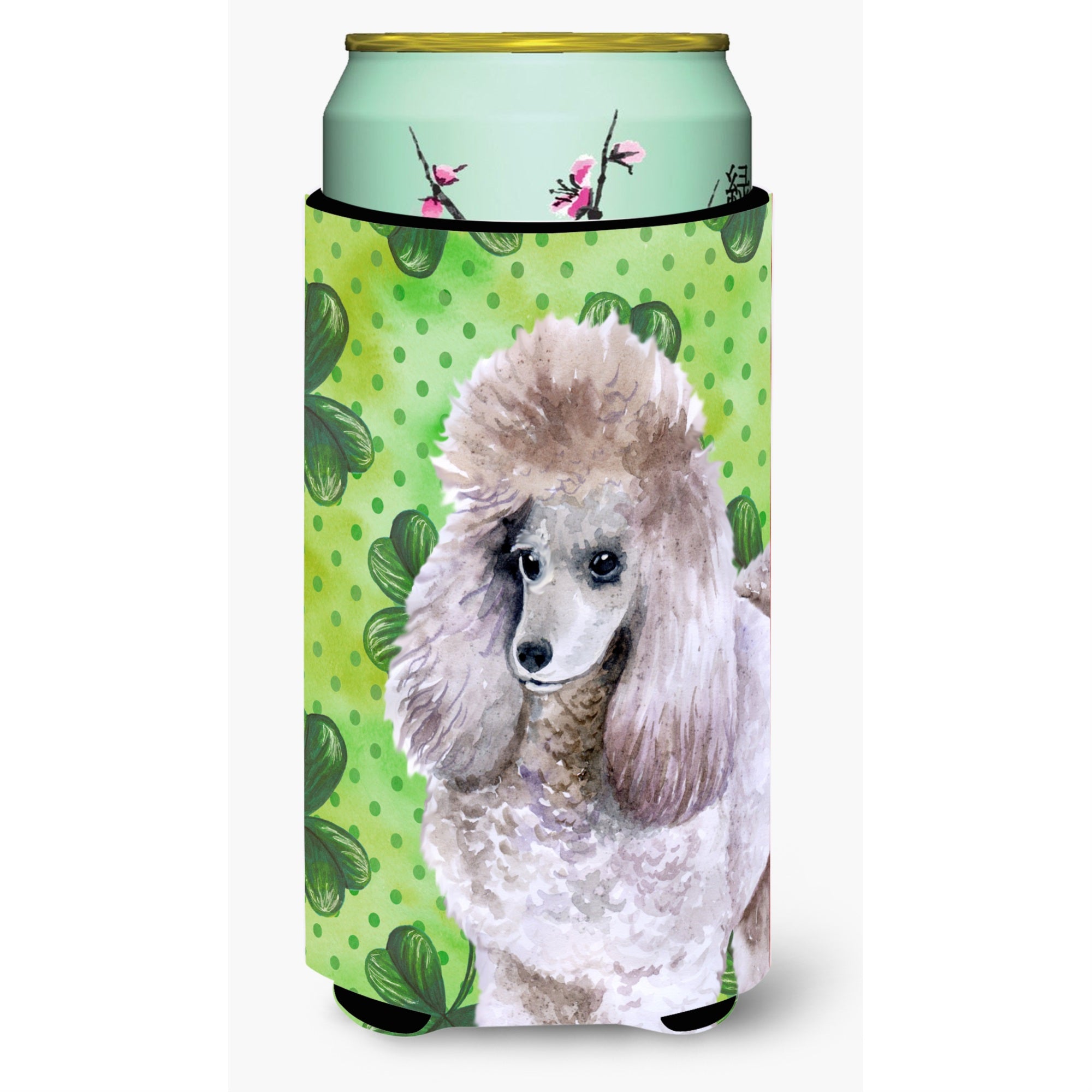 Caroline'S Treasures Poodle St Patrick'S Decorative Can Hugger, Tall Boy, Multicolor