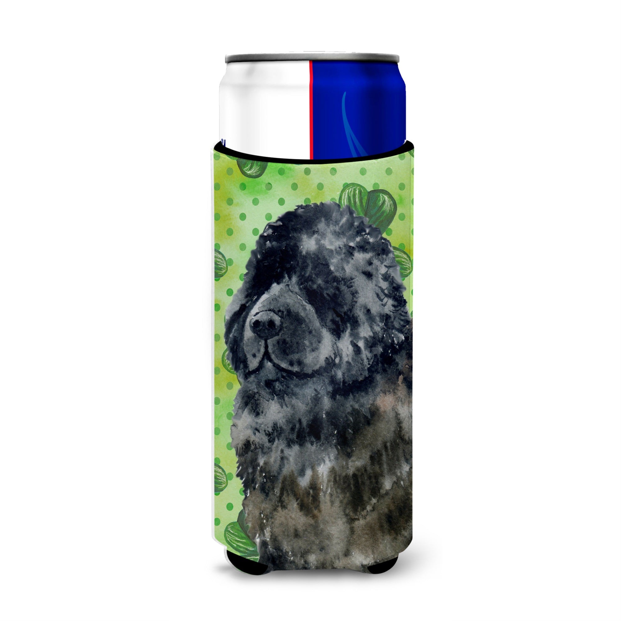 Caroline'S Treasures Newfoundland St Patrick'S Decorative Can Hugger, Slim, Multicolor
