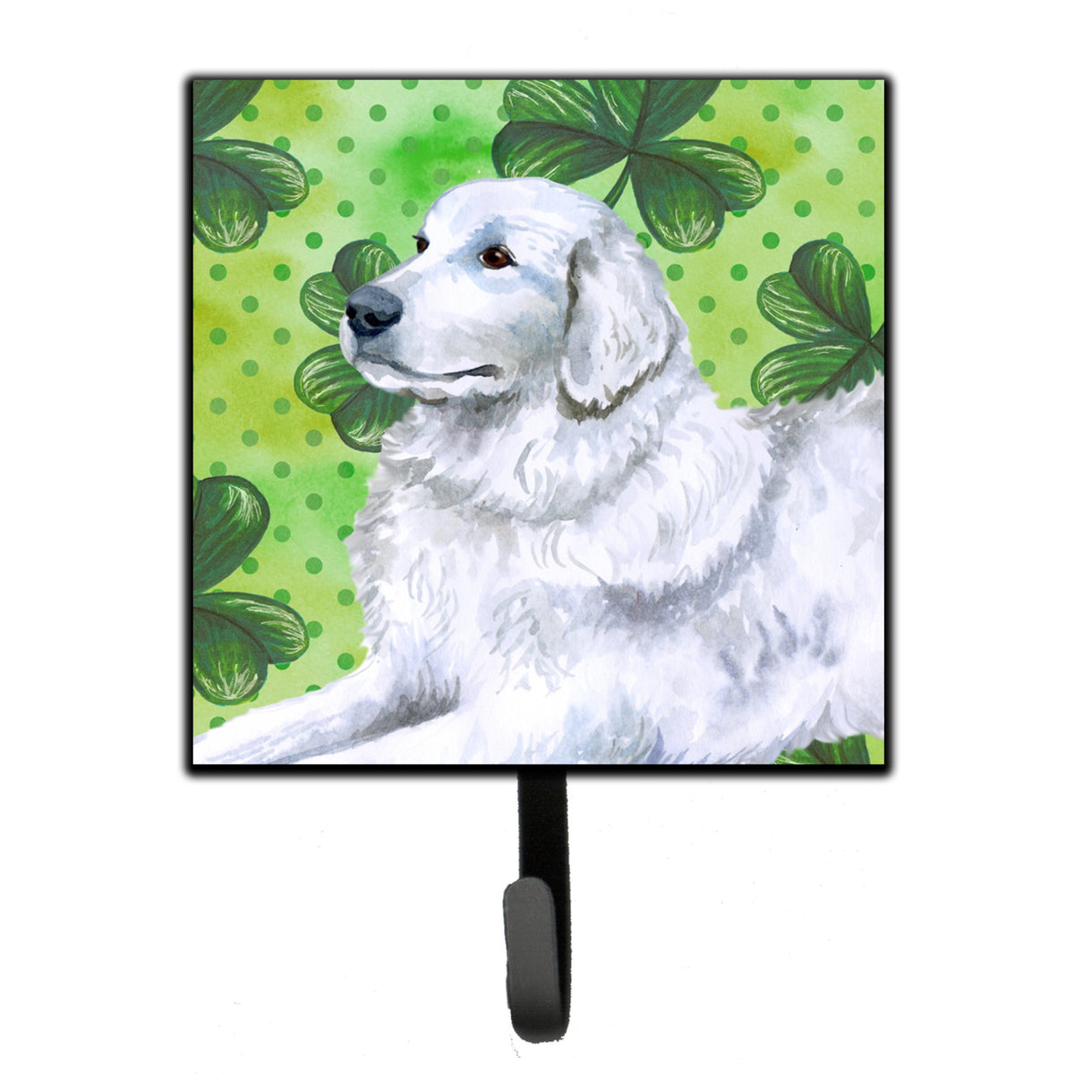Caroline'S Treasures Maremma Sheepdog St Patrick'S Wall Hook, Small, Multicolor