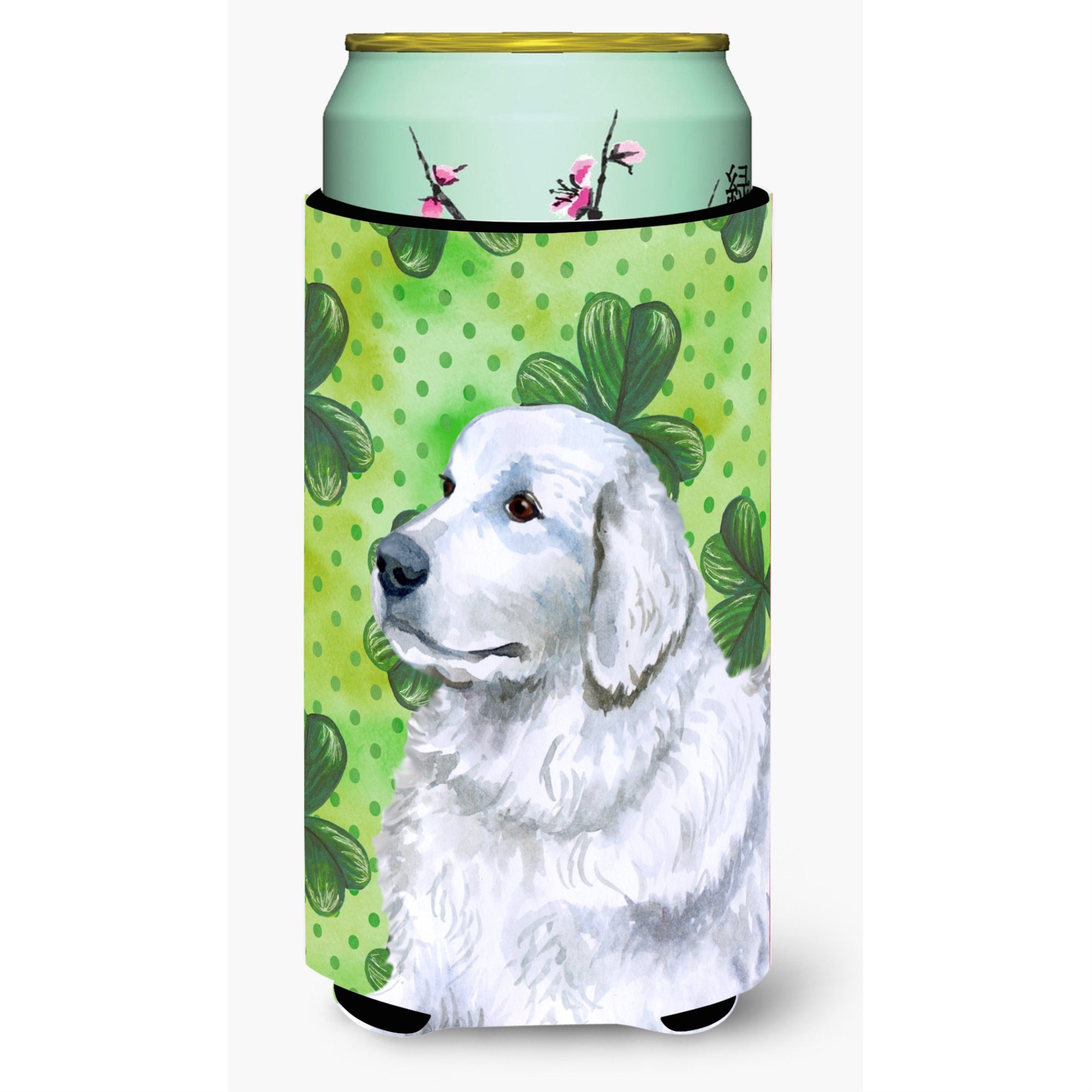 Caroline'S Treasures Maremma Sheepdog St Patrick'S Decorative Can Hugger, Tall Boy, Multicolor