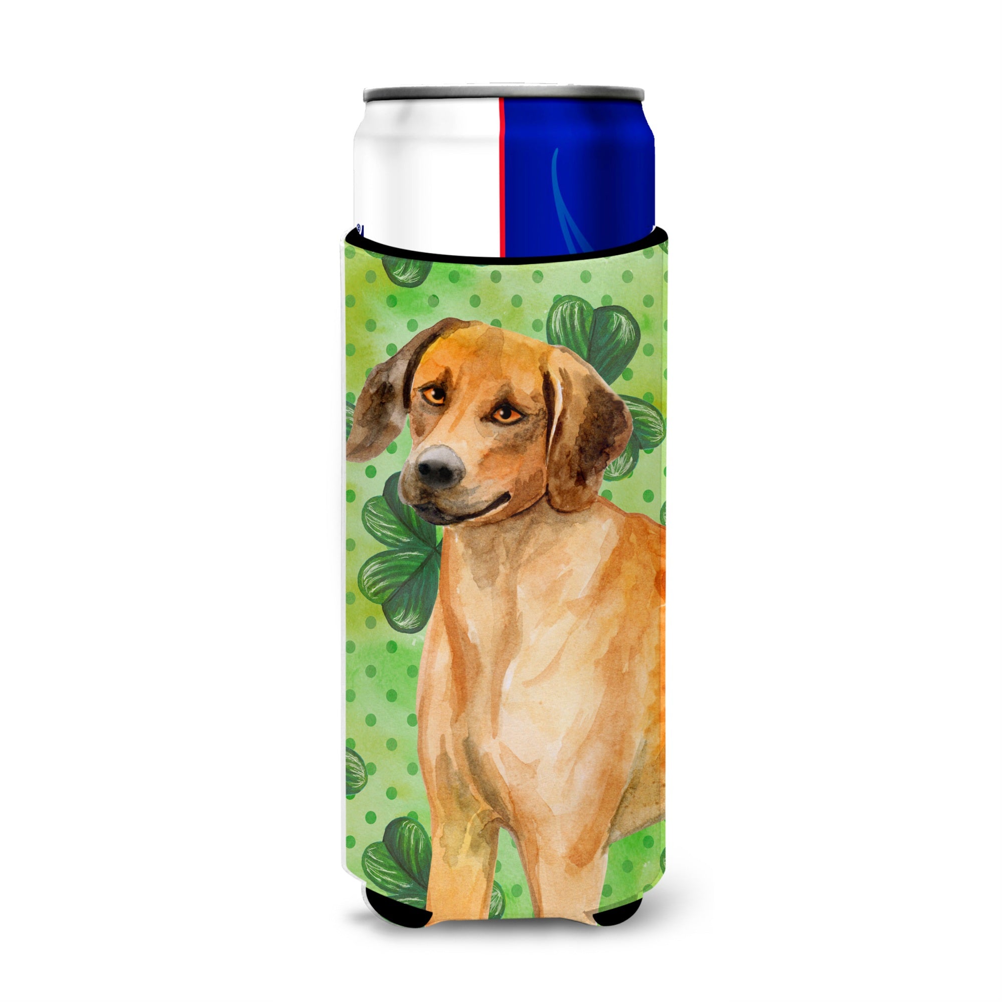 Caroline'S Treasures Rhodesian Ridgeback St Patrick'S Decorative Can Hugger, Slim, Multicolor