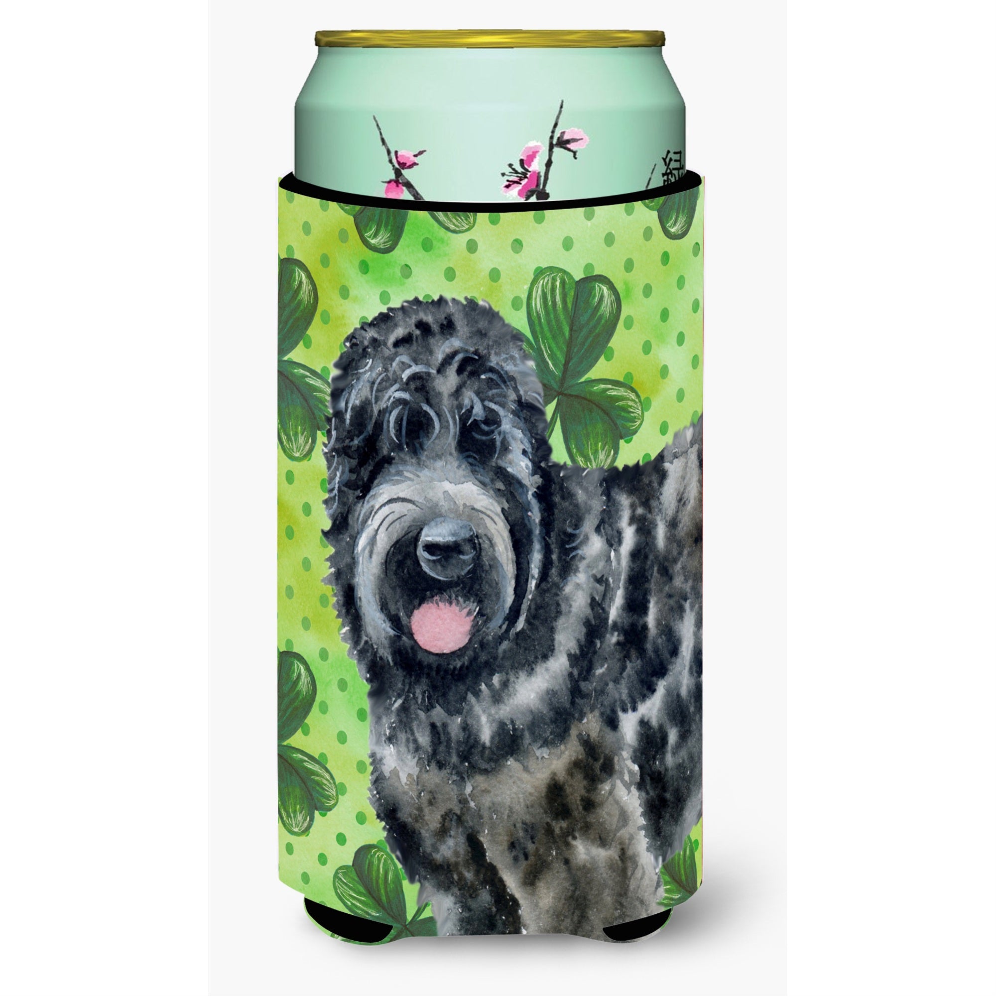 Caroline'S Treasures Black Russian Terrier St Patrick'S Decorative Can Hugger, Tall Boy, Multicolor