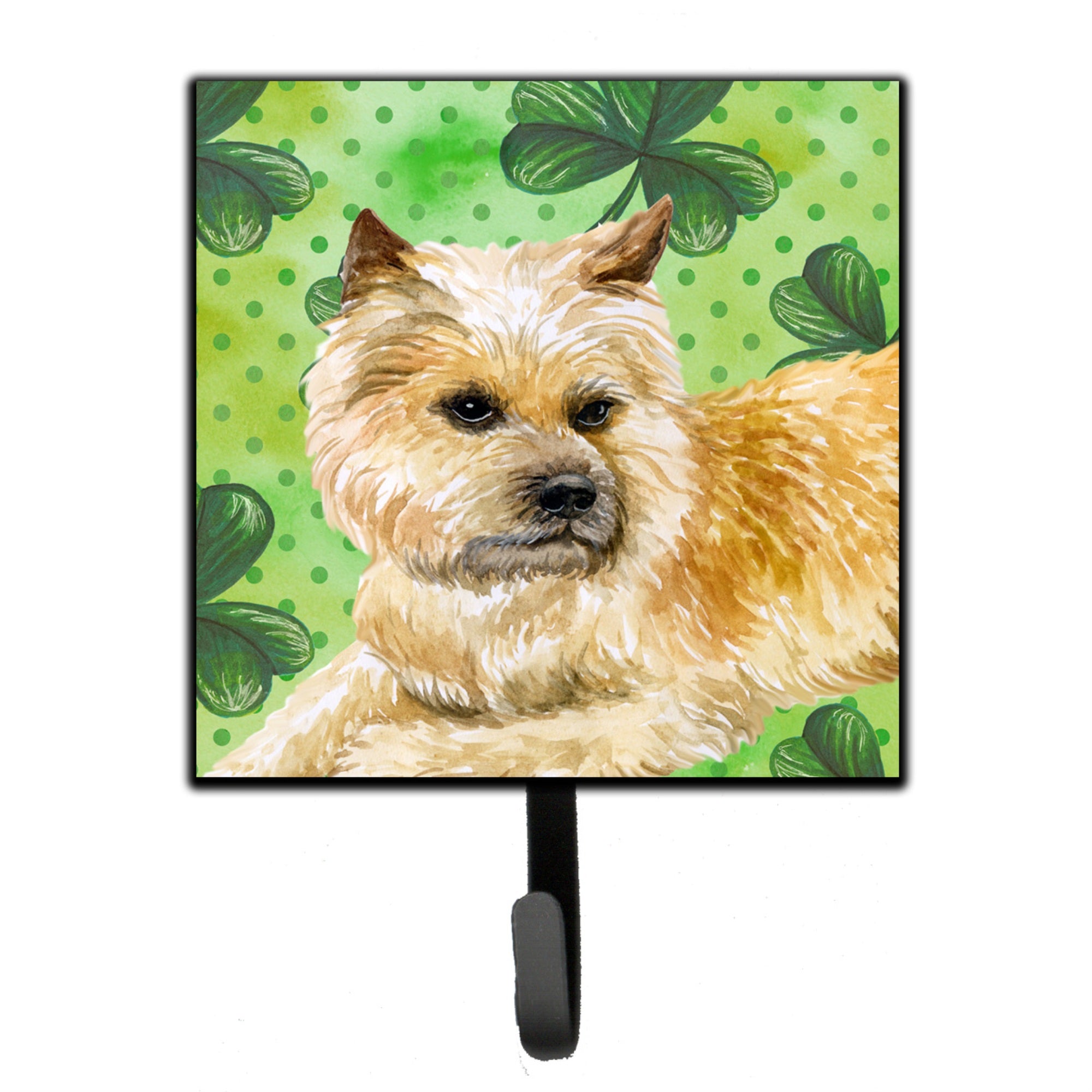 Caroline'S Treasures Cairn Terrier St Patrick'S Wall Hook, Small, Multicolor