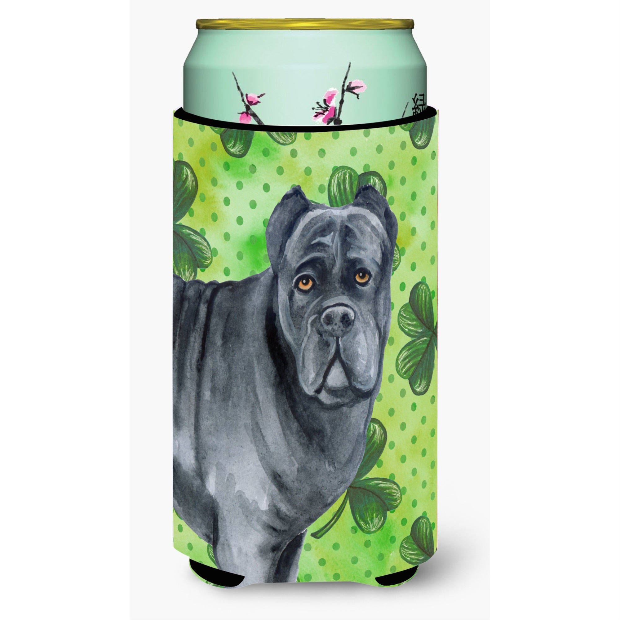 Caroline'S Treasures Cane Corso St Patrick'S Decorative Can Hugger, Tall Boy, Multicolor