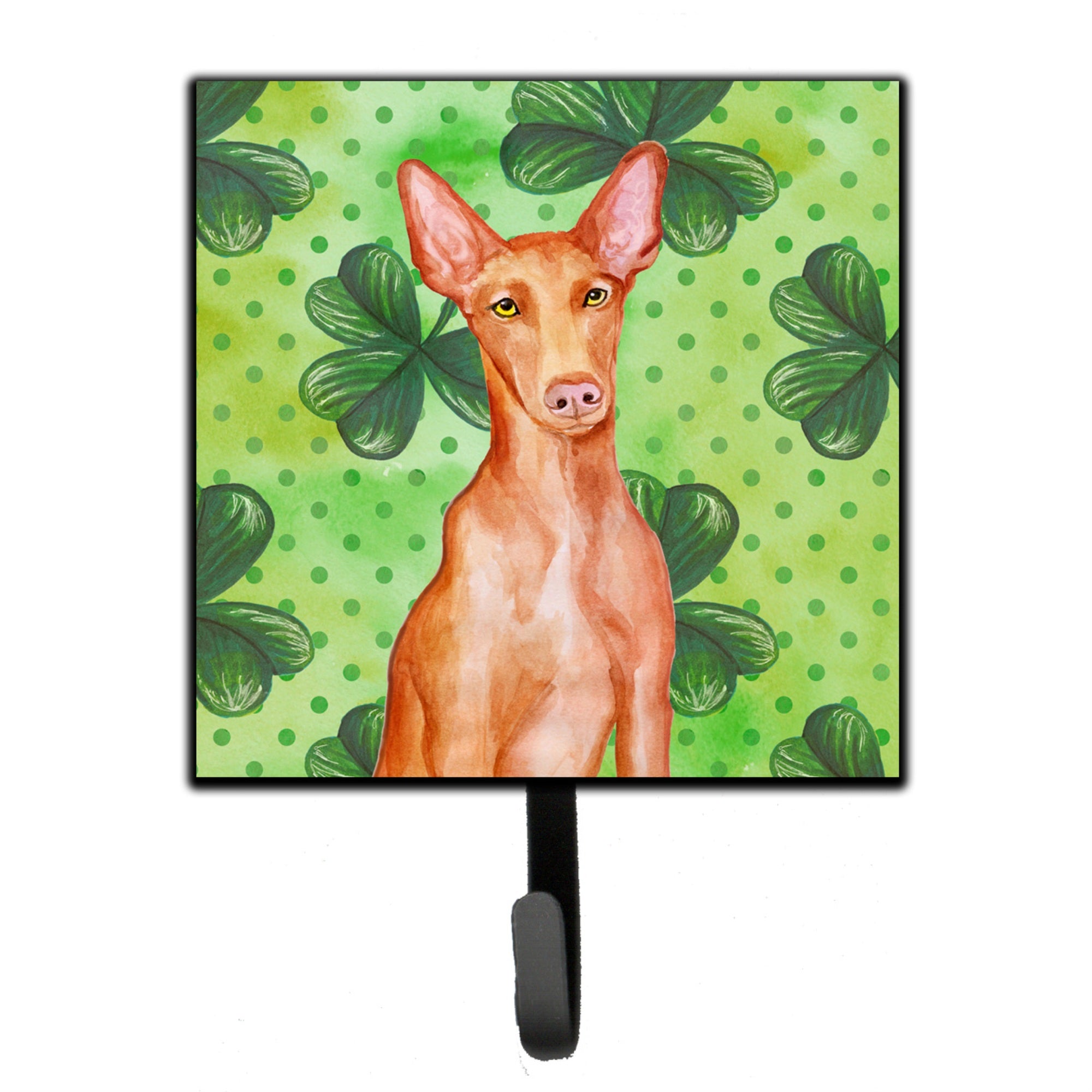 Caroline'S Treasures Pharaoh Hound St Patrick'S Wall Hook, Small, Multicolor