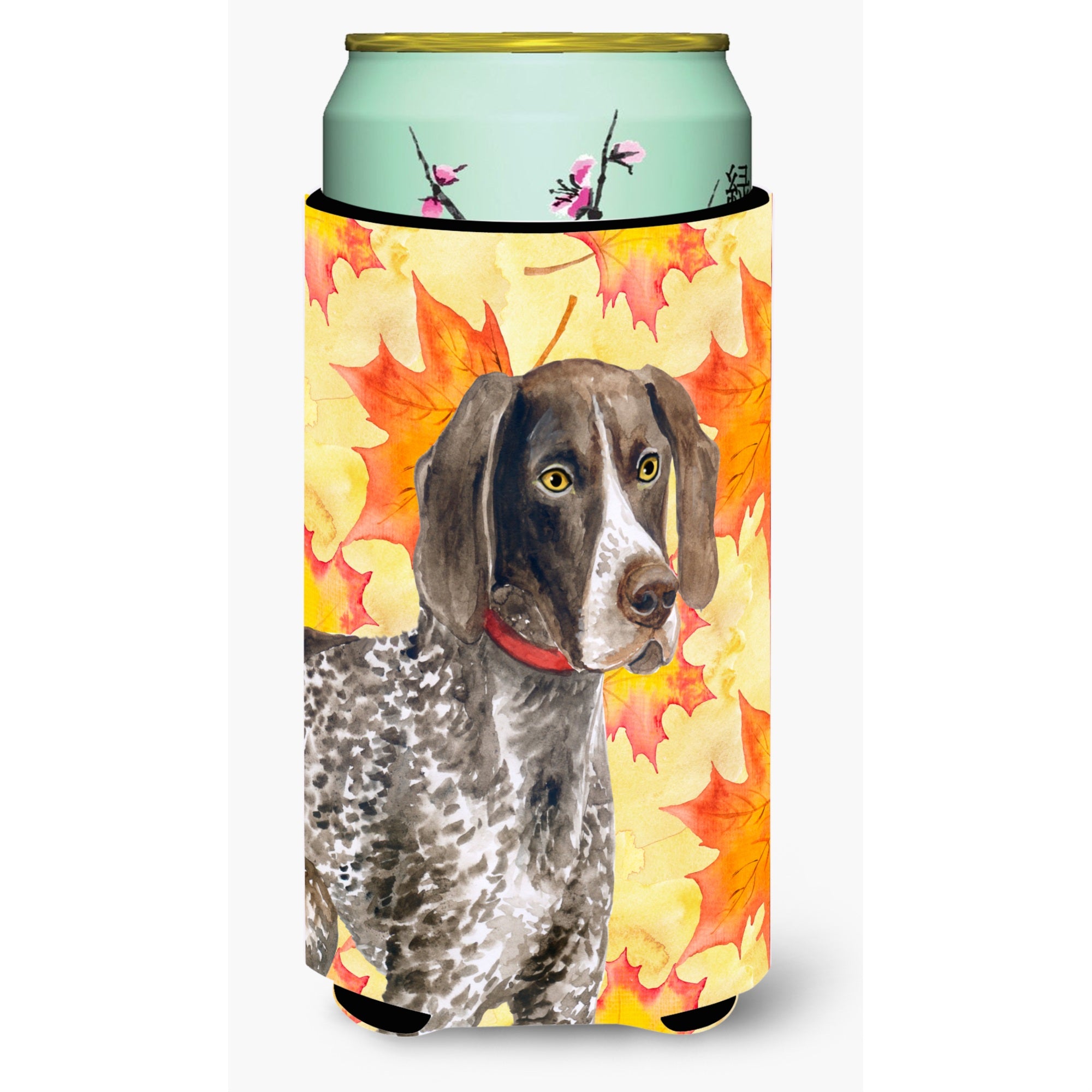Caroline'S Treasures German Shorthaired Pointer Fall Decorative Can Hugger, Tall Boy, Multicolor