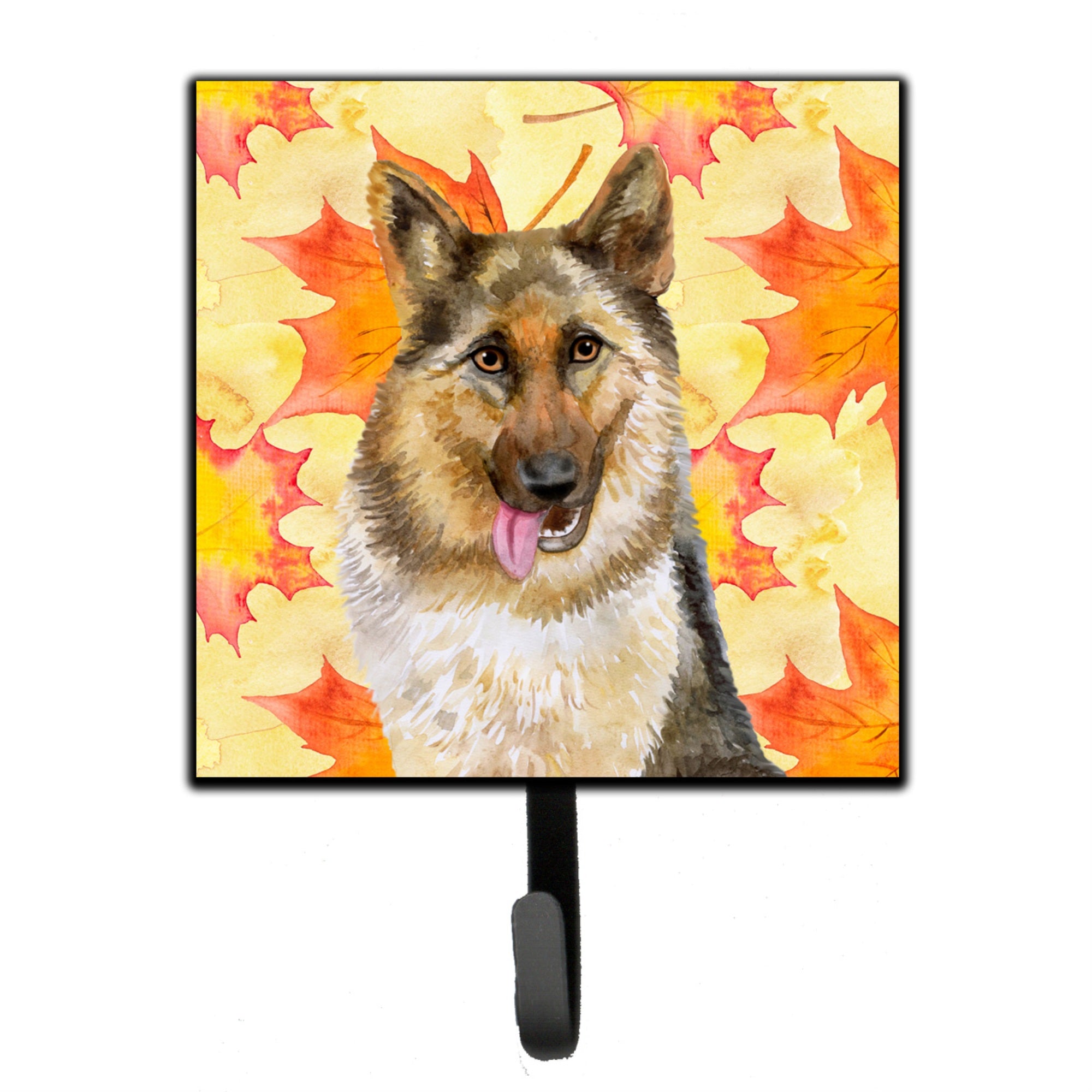 Caroline'S Treasures German Shepherd Fall Wall Hook, Small, Multicolor
