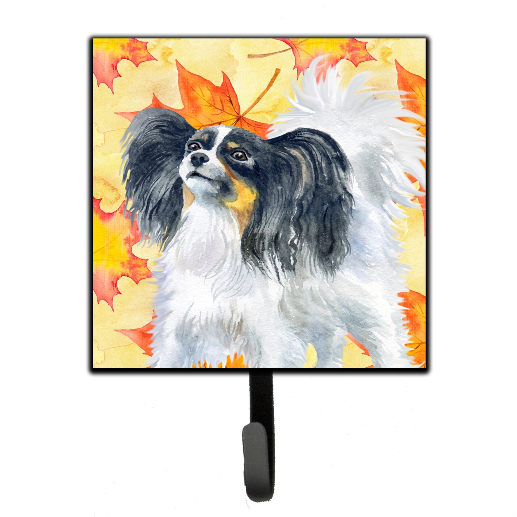 Caroline'S Treasures Papillon Fall Wall Hook, Small, Multicolor