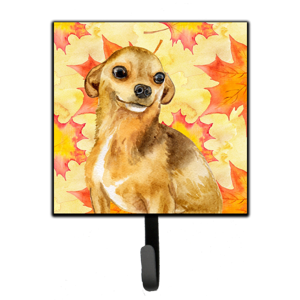 Caroline'S Treasures Chihuahua Fall Wall Hook, Small, Multicolor