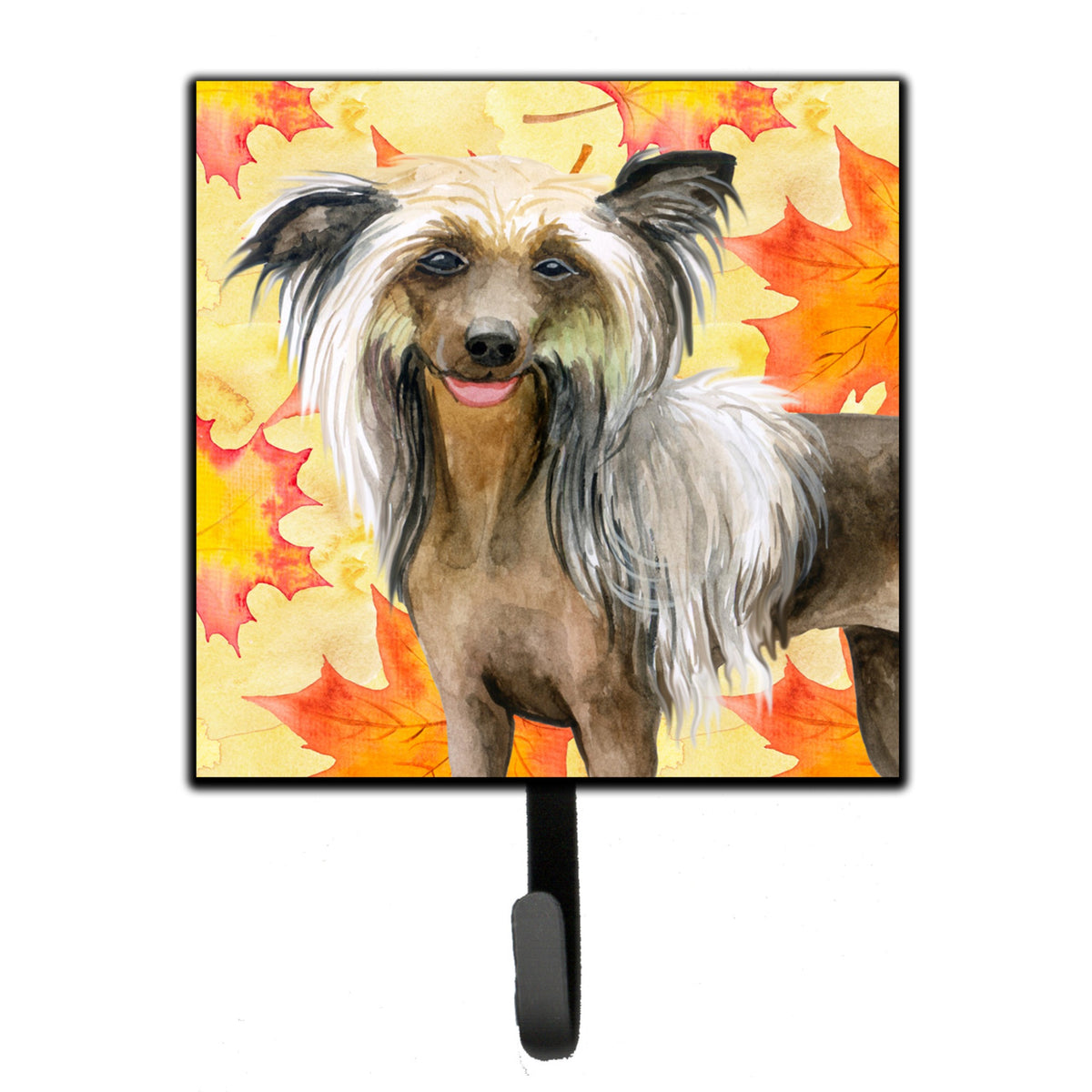 Caroline'S Treasures Chinese Crested Fall Wall Hook, Small, Multicolor