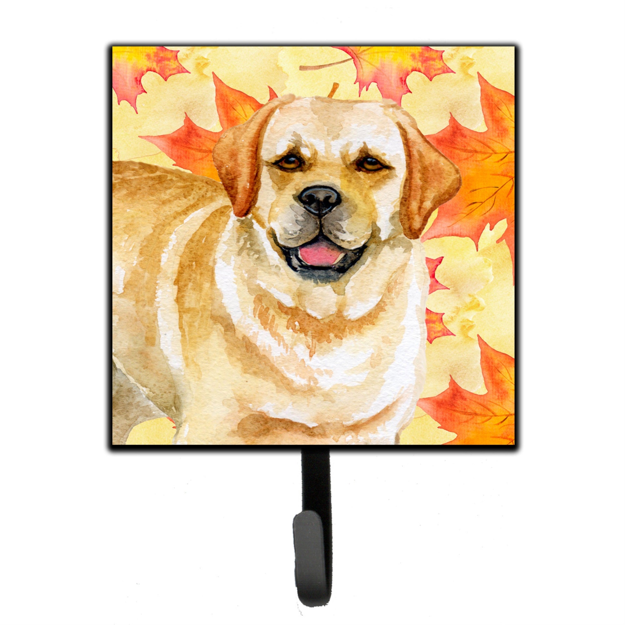 Caroline'S Treasures Golden Retriever Fall Wall Hook, Small, Multicolor