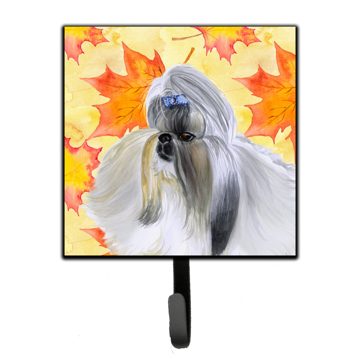 Caroline'S Treasures Shih Tzu Fall Wall Hook, Small, Multicolor