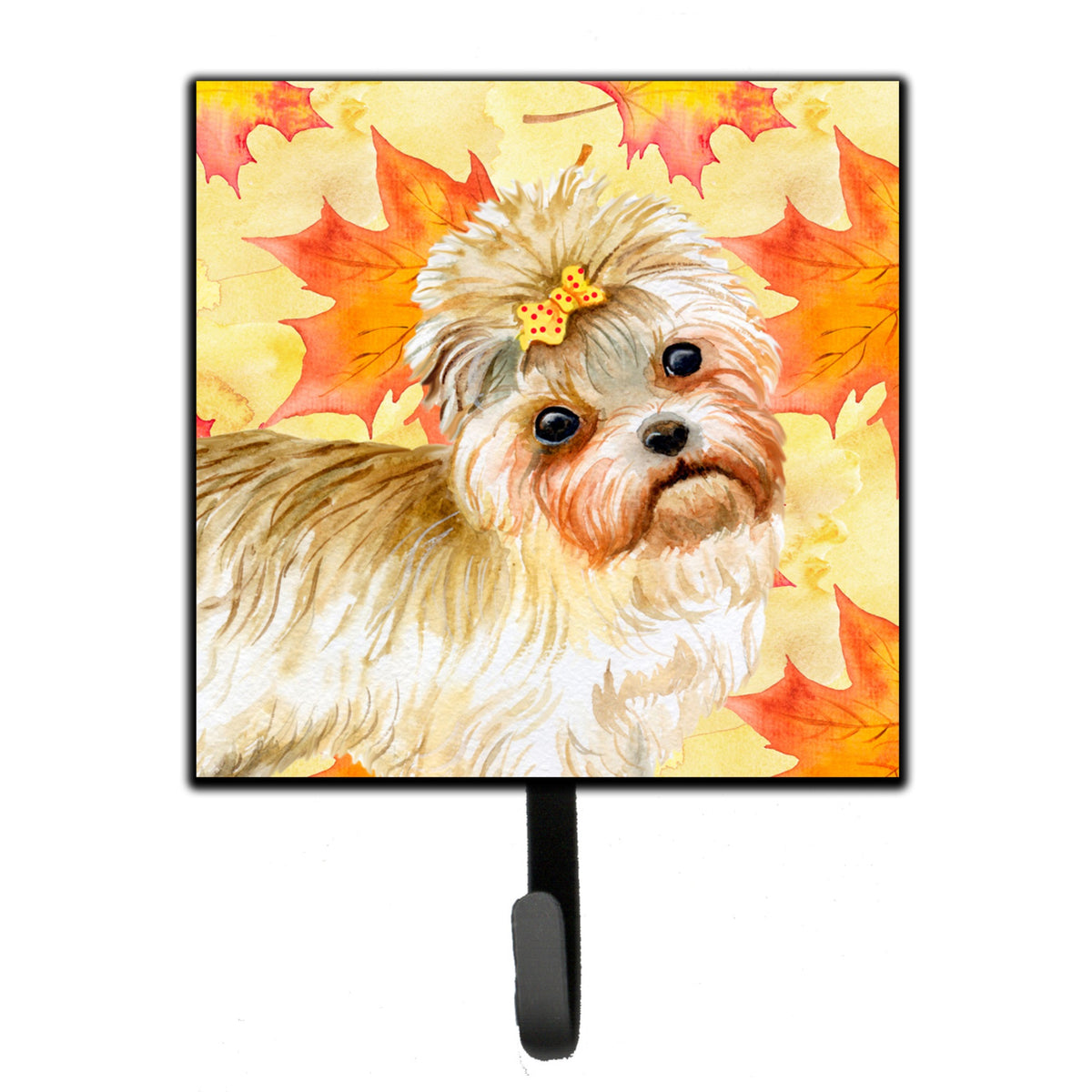 Caroline'S Treasures Morkie Fall Wall Hook, Small, Multicolor