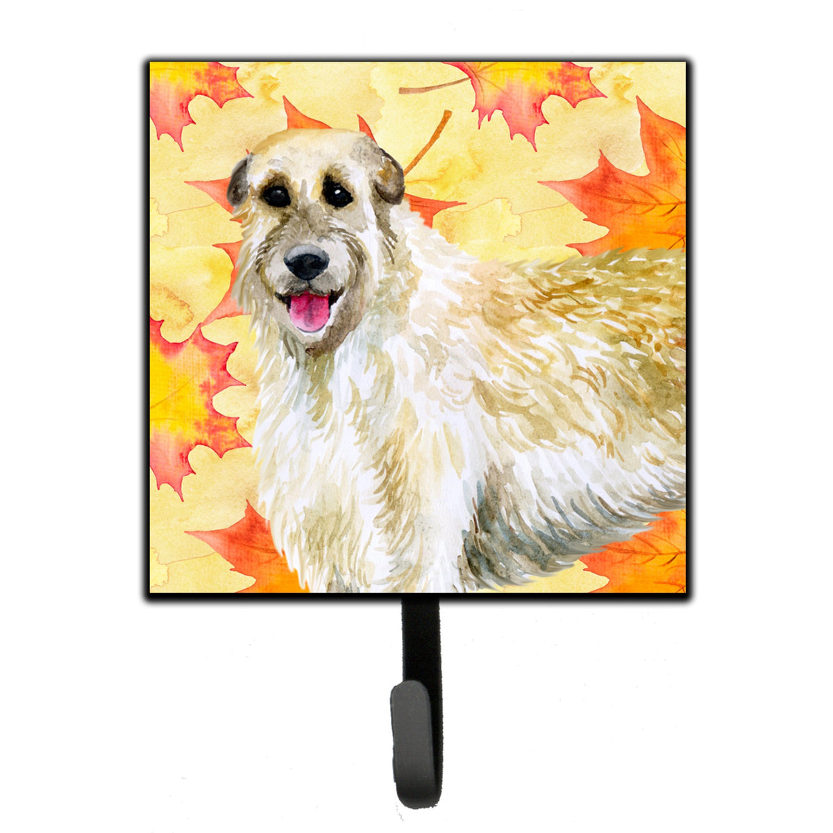 Caroline'S Treasures Irish Wolfhound Fall Wall Hook, Small, Multicolor