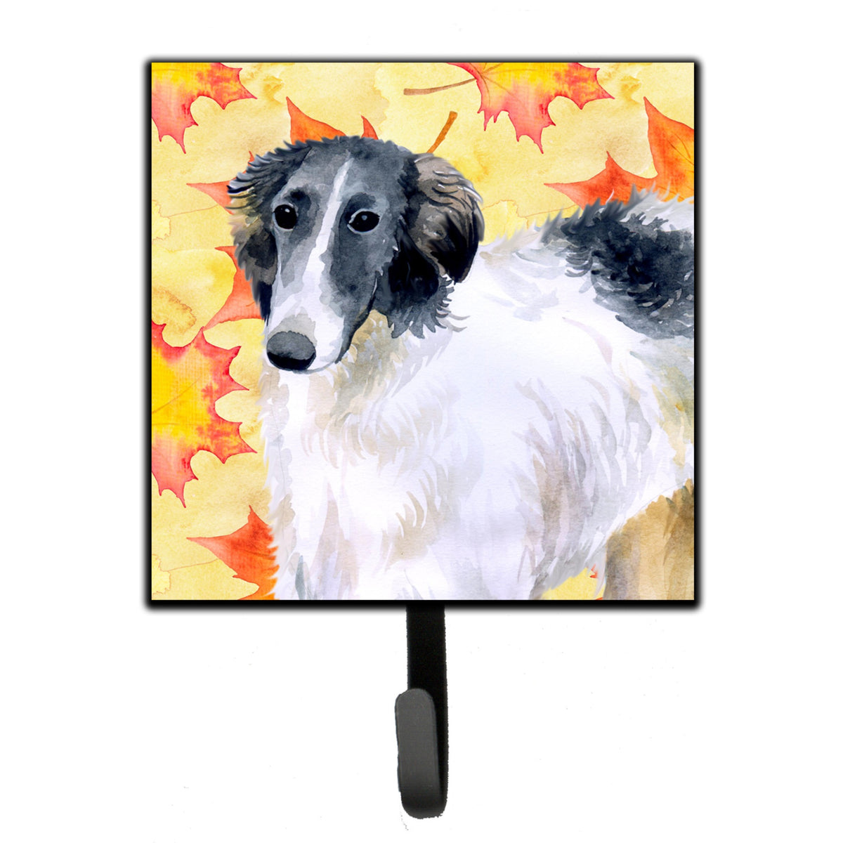 Caroline'S Treasures Borzoi Fall Wall Hook, Small, Multicolor