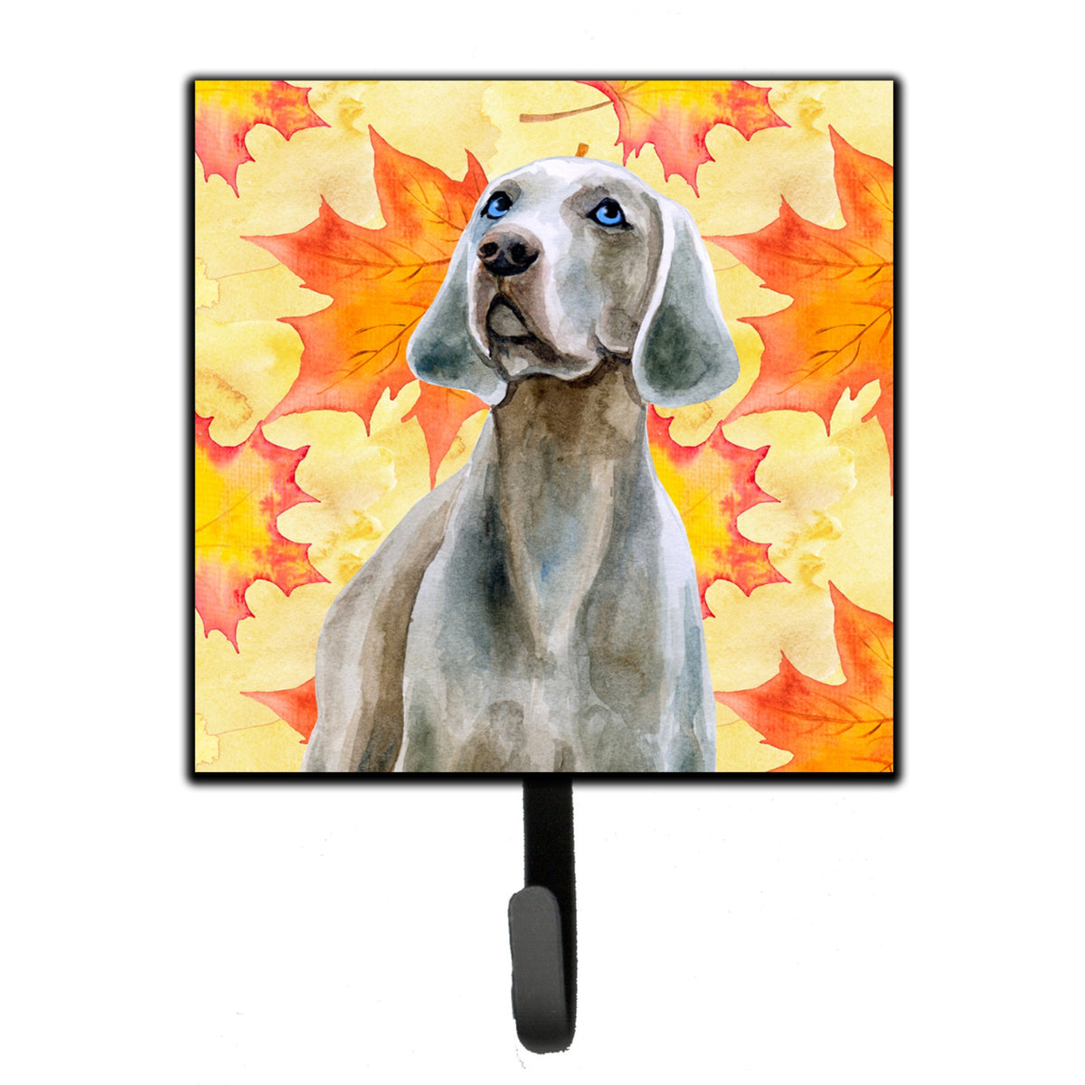 Caroline'S Treasures Weimaraner Fall Wall Hook, Small, Multicolor