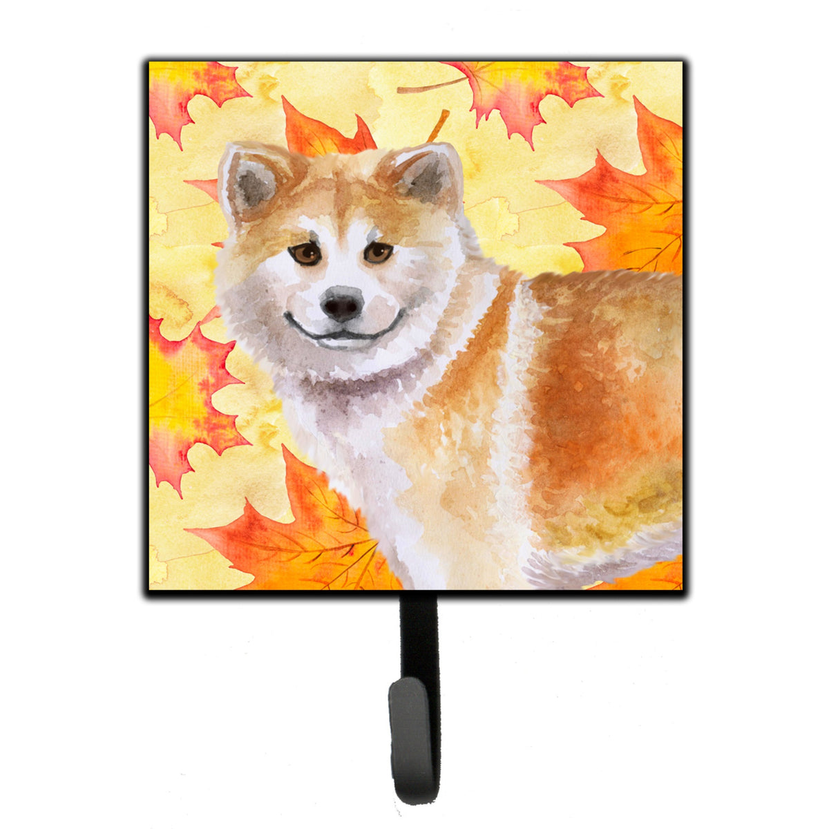 Caroline'S Treasures Shiba Inu Fall Wall Hook, Small, Multicolor