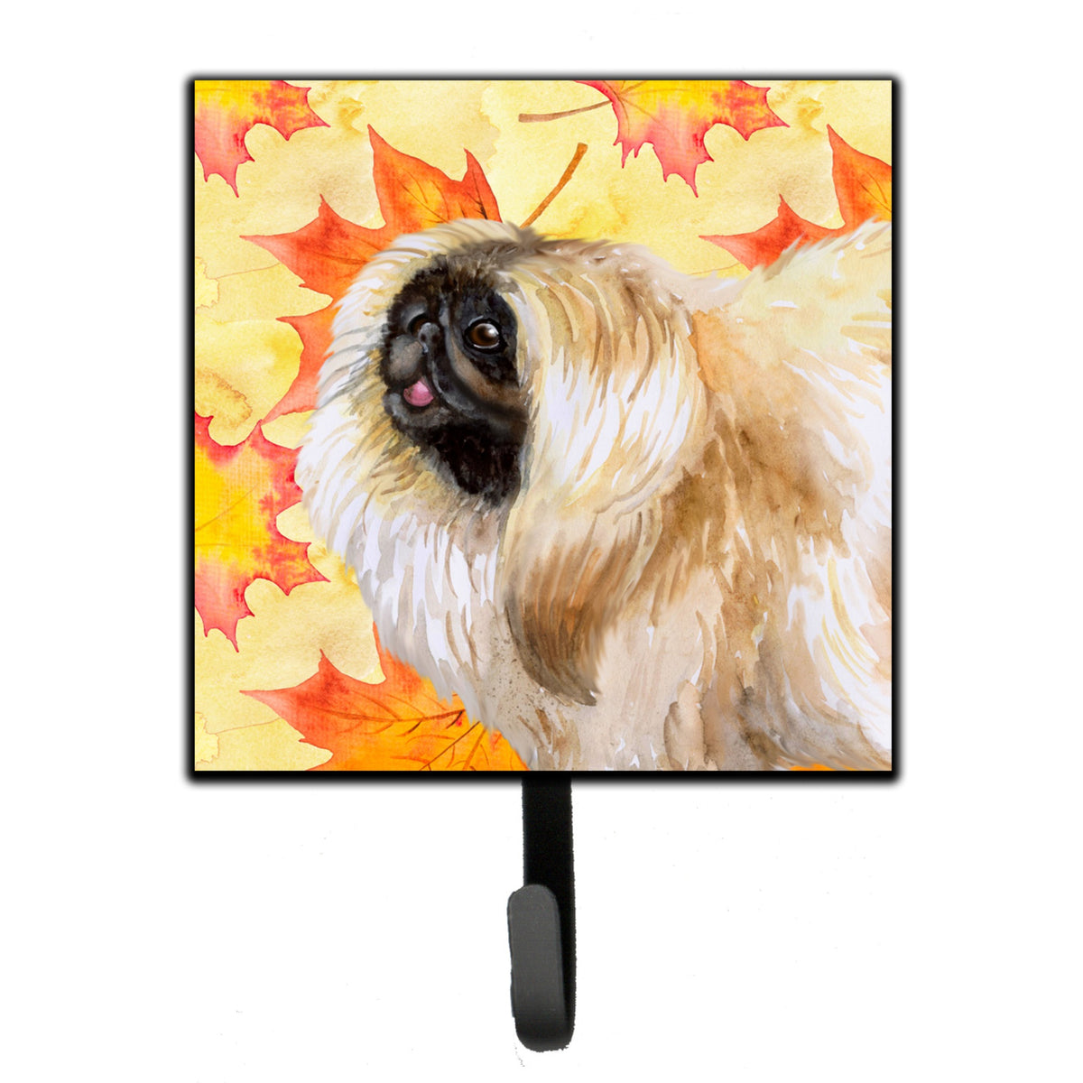 Caroline'S Treasures Pekingese Fall Wall Hook, Small, Multicolor