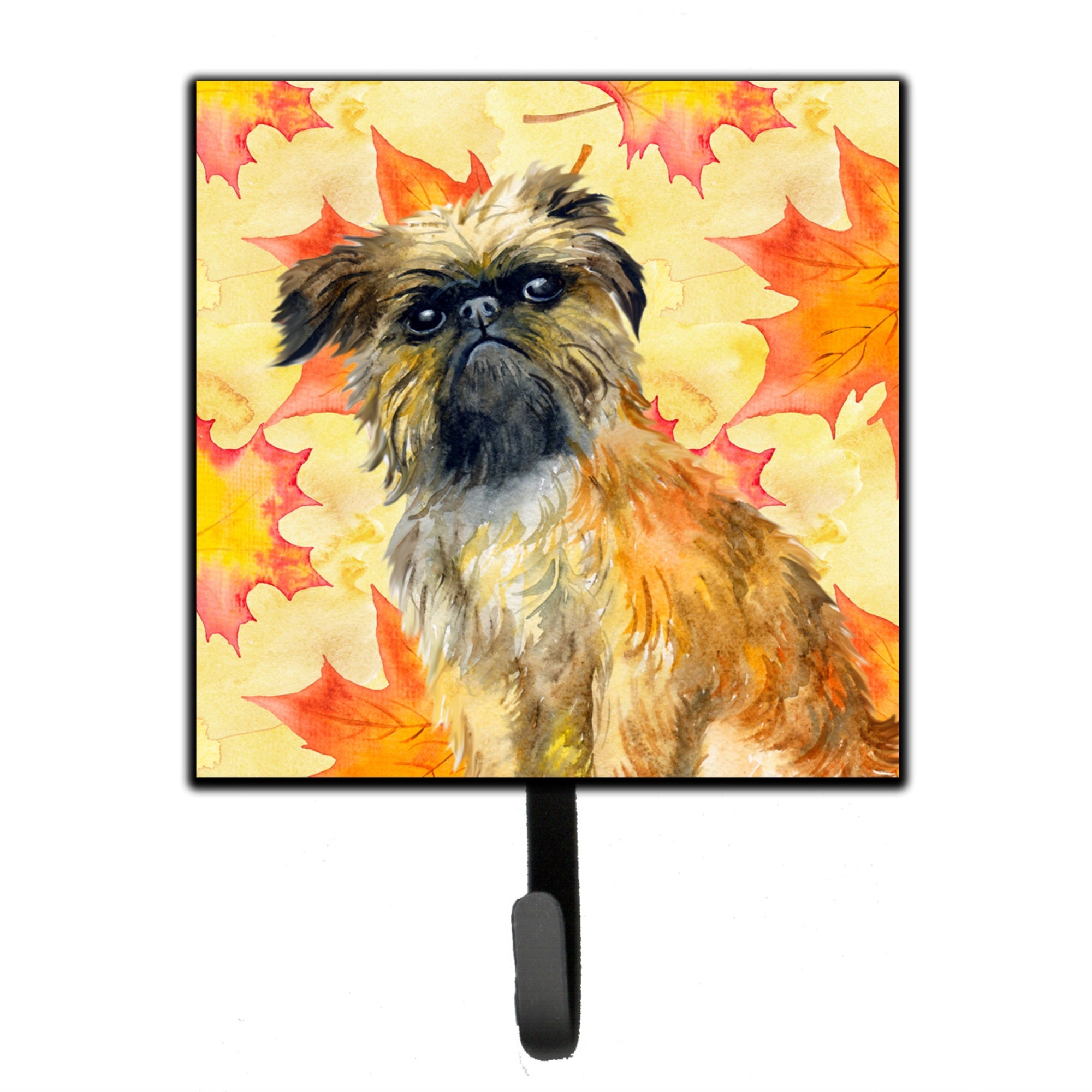 Caroline'S Treasures Brussels Griffon Fall Wall Hook, Small, Multicolor