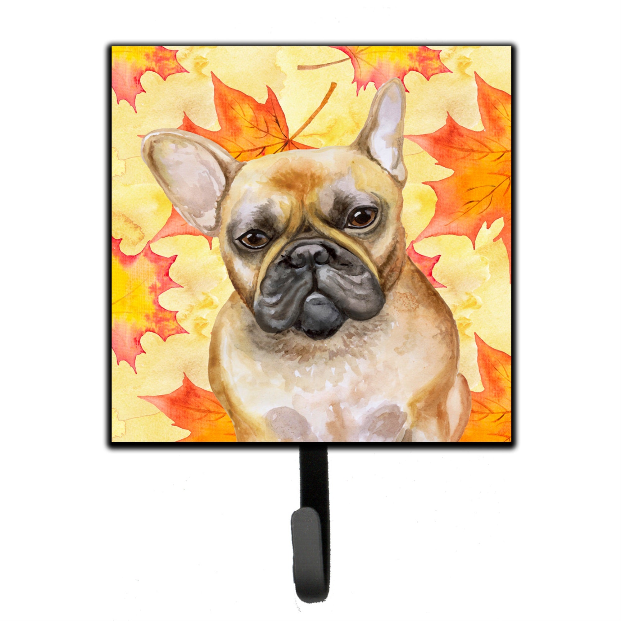 Caroline'S Treasures French Bulldog Fall Wall Hook, Small, Multicolor