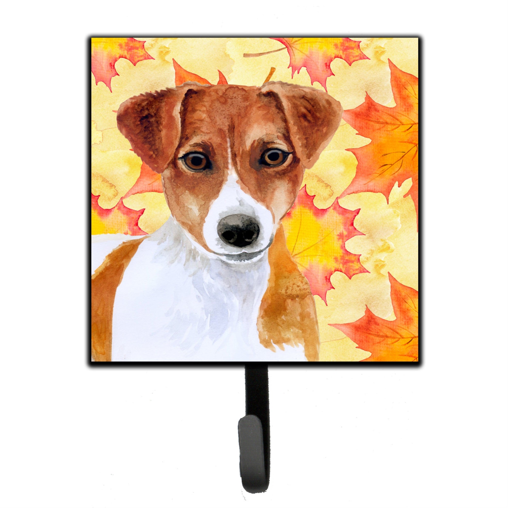 Caroline'S Treasures Jack Russell Terrier Fall Wall Hook, Small, Multicolor