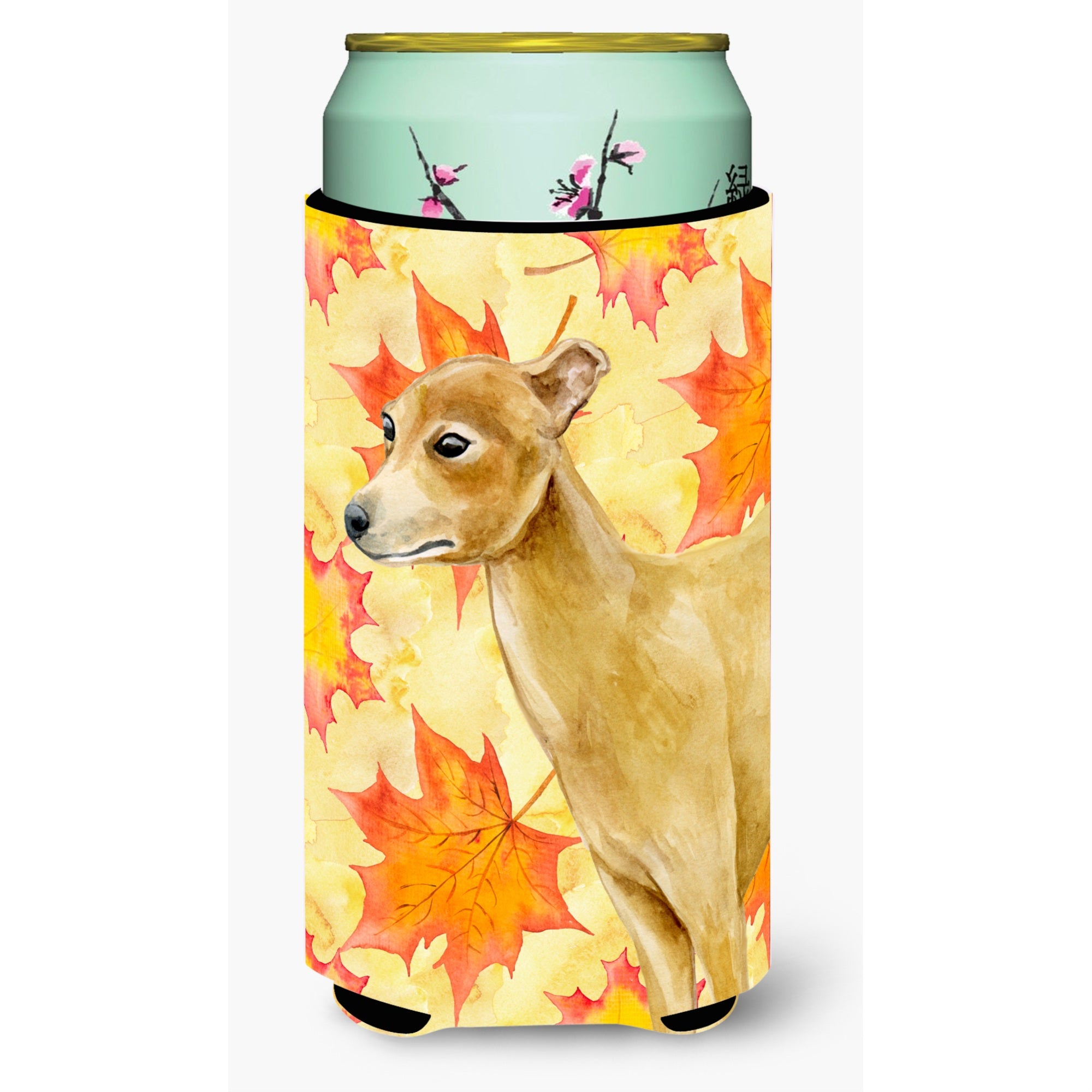 Caroline'S Treasures Italian Greyhound Fall Decorative Can Hugger, Tall Boy, Multicolor