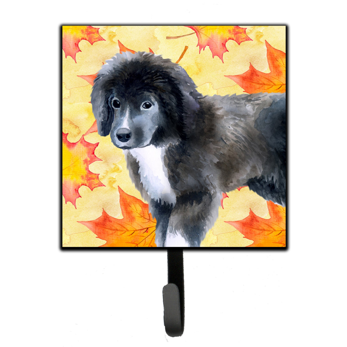 Caroline'S Treasures Newfoundland Puppy Fall Wall Hook, Small, Multicolor