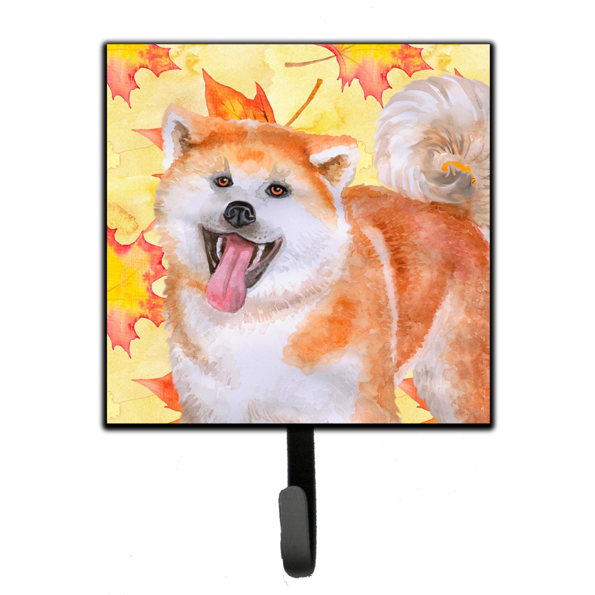 Caroline'S Treasures Akita Fall Wall Hook, Small, Multicolor